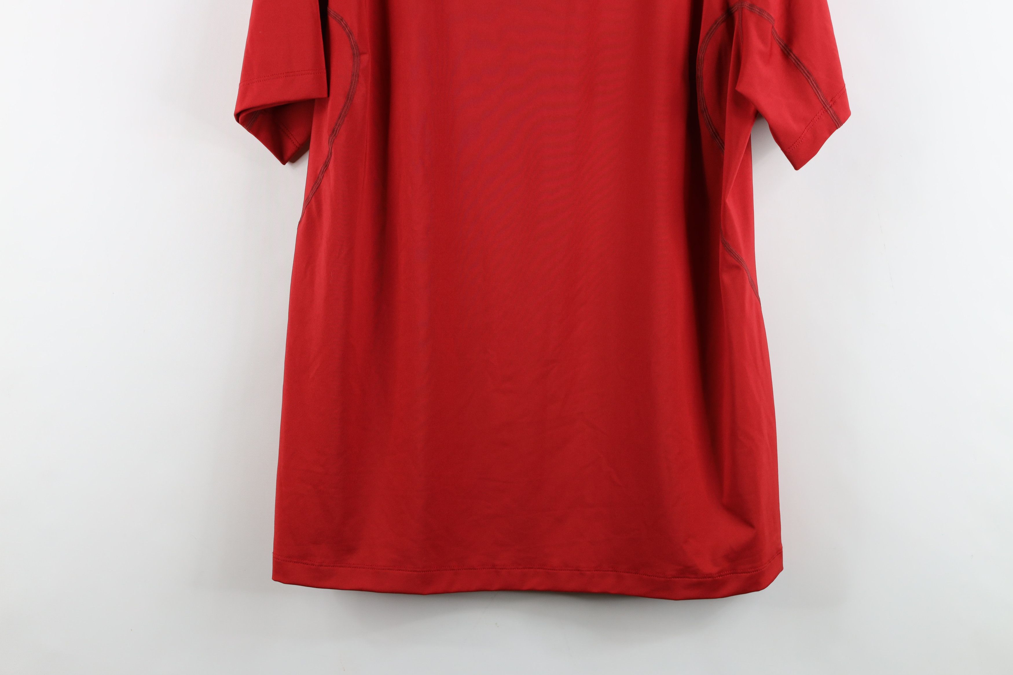Nike Nike Pro Combat Compression Training Gym T-Shirt Red Size US L / EU 52-54 / 3 - 14 Thumbnail