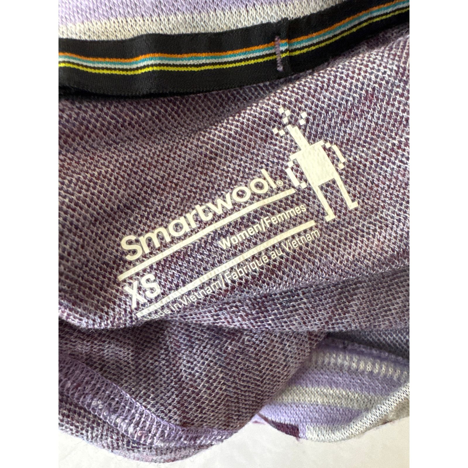 Smartwool SMARTWOOL Classic Thermal Merino Crew Base Layer Top Purple Size XS / US 0-2 / IT 36-38 - 6 Thumbnail