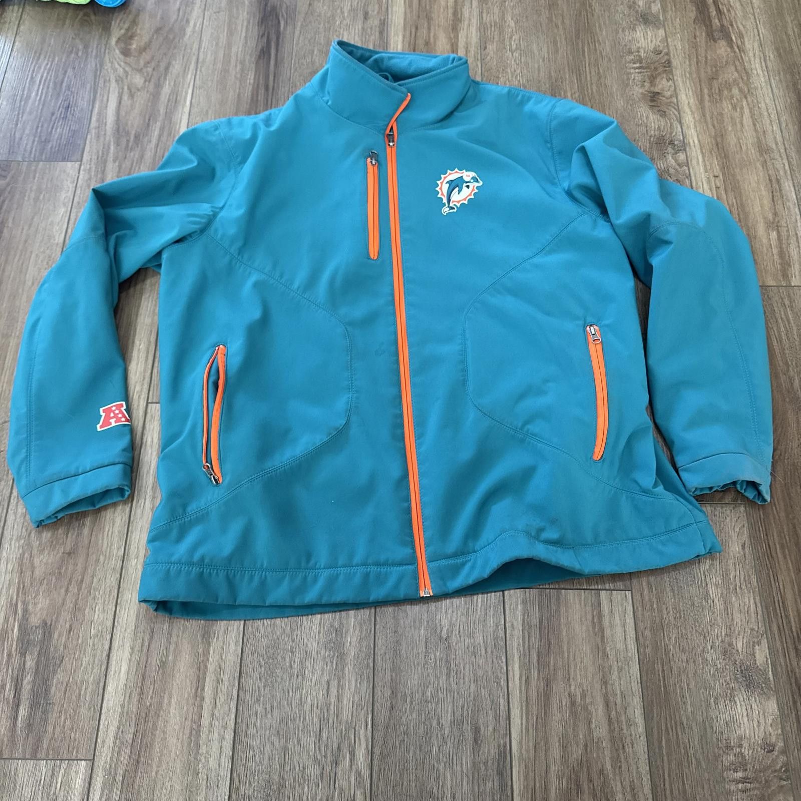 NFL Miami Dolphins Classic Logo NFL Football Jacket Size US XL / EU 56 / 4 - 1 Thumbnail