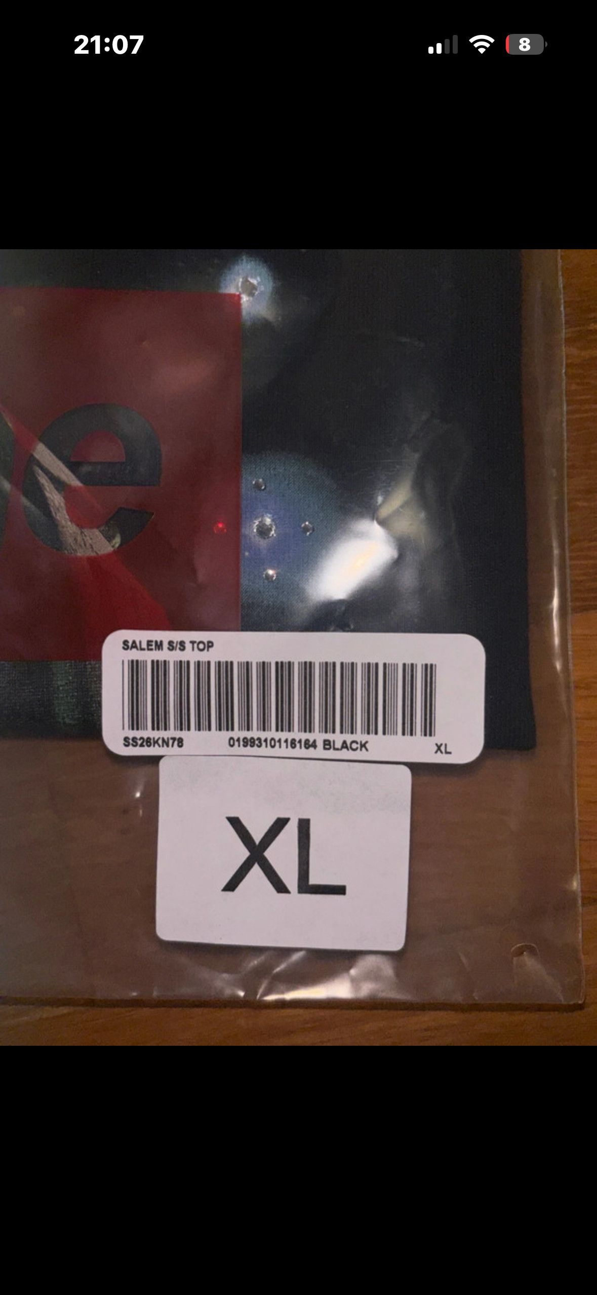 Supreme Supreme Salem Perc Tee XL Size US XL / EU 56 / 4 - 4 Thumbnail