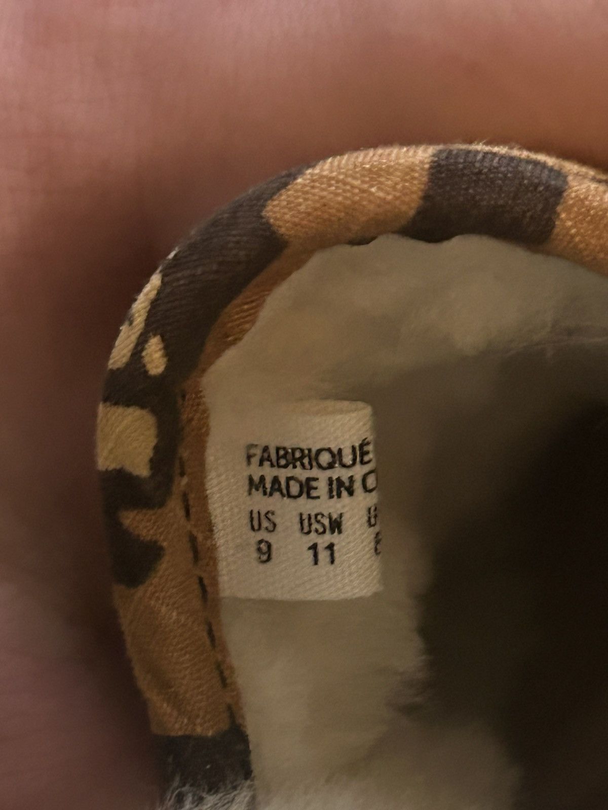 Bape × Suicoke Bape x Suicoke Leopard Camo Fuzzy Slip Ons Size US 9 / EU 42 - 8 Thumbnail
