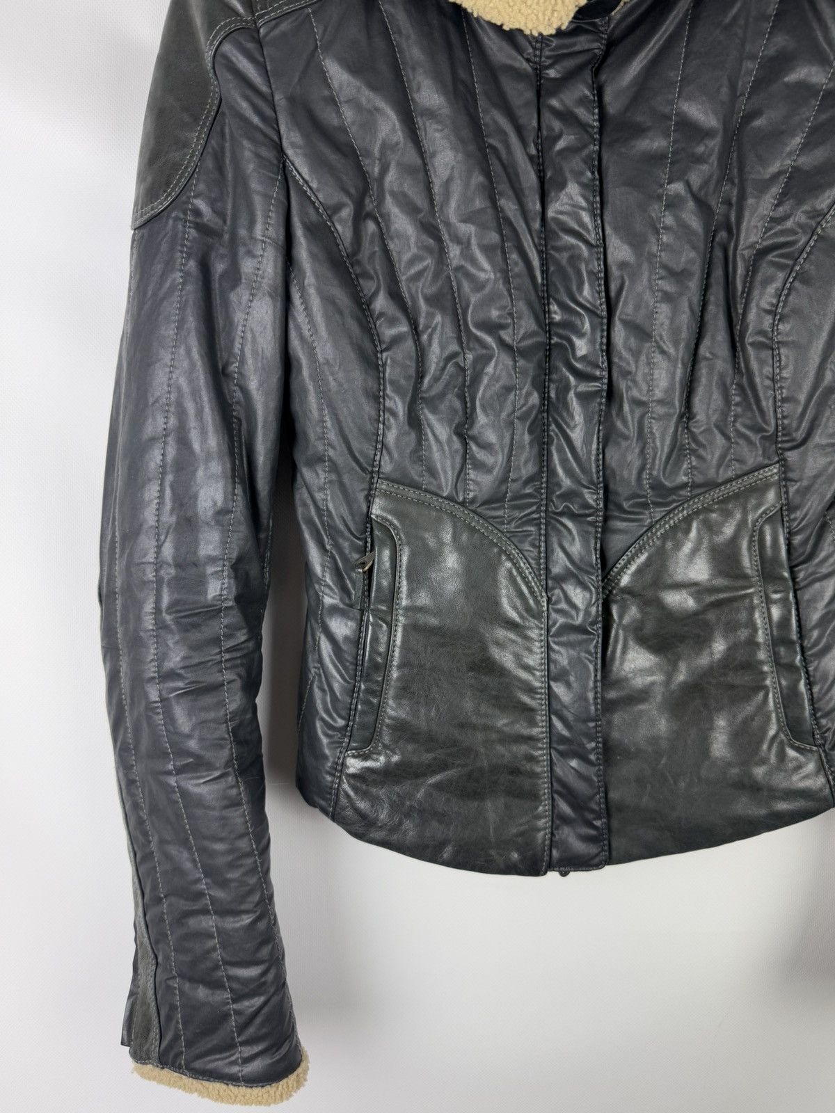 Matchless Matchless Ladies Motorcycle Biker Jacket Size 40 Size S / US 4 / IT 40 - 5 Thumbnail
