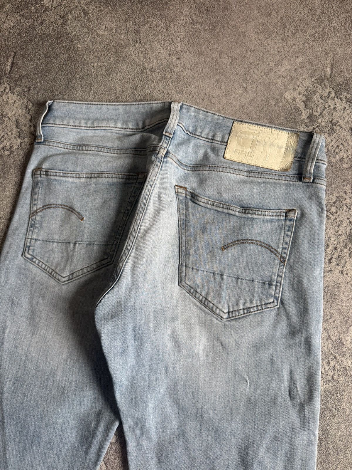 G-Star G star raw 31/34 3301 deconstruct slim pants jeans trousers Size US 31 - 3 Thumbnail