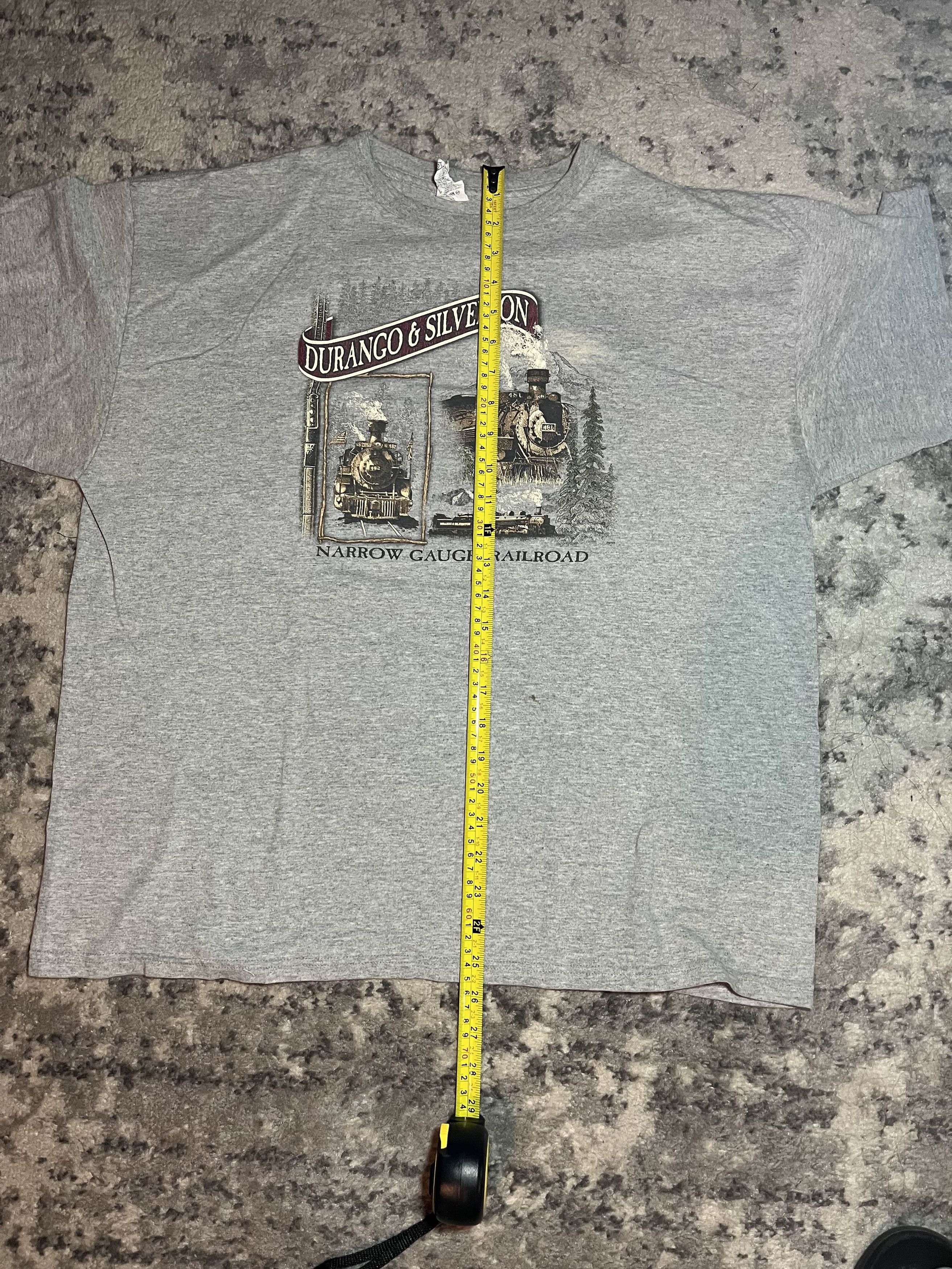 Vintage Y2K Ultra-Boxy Durango and Silverton Railroad Graphic Shirt Size US XL / EU 56 / 4 - 6 Thumbnail