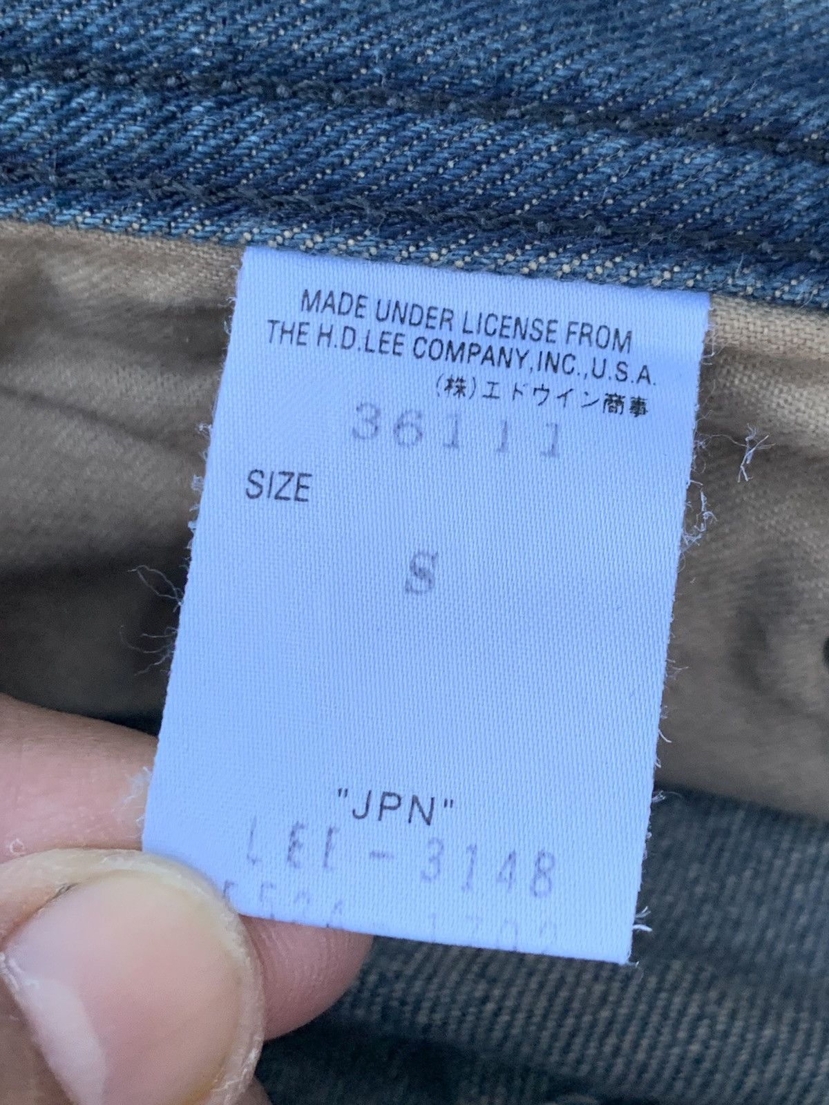 Lee LEE RIDER LIKE PUNK GANG STYLE. Size US 30 / EU 46 - 8 Thumbnail