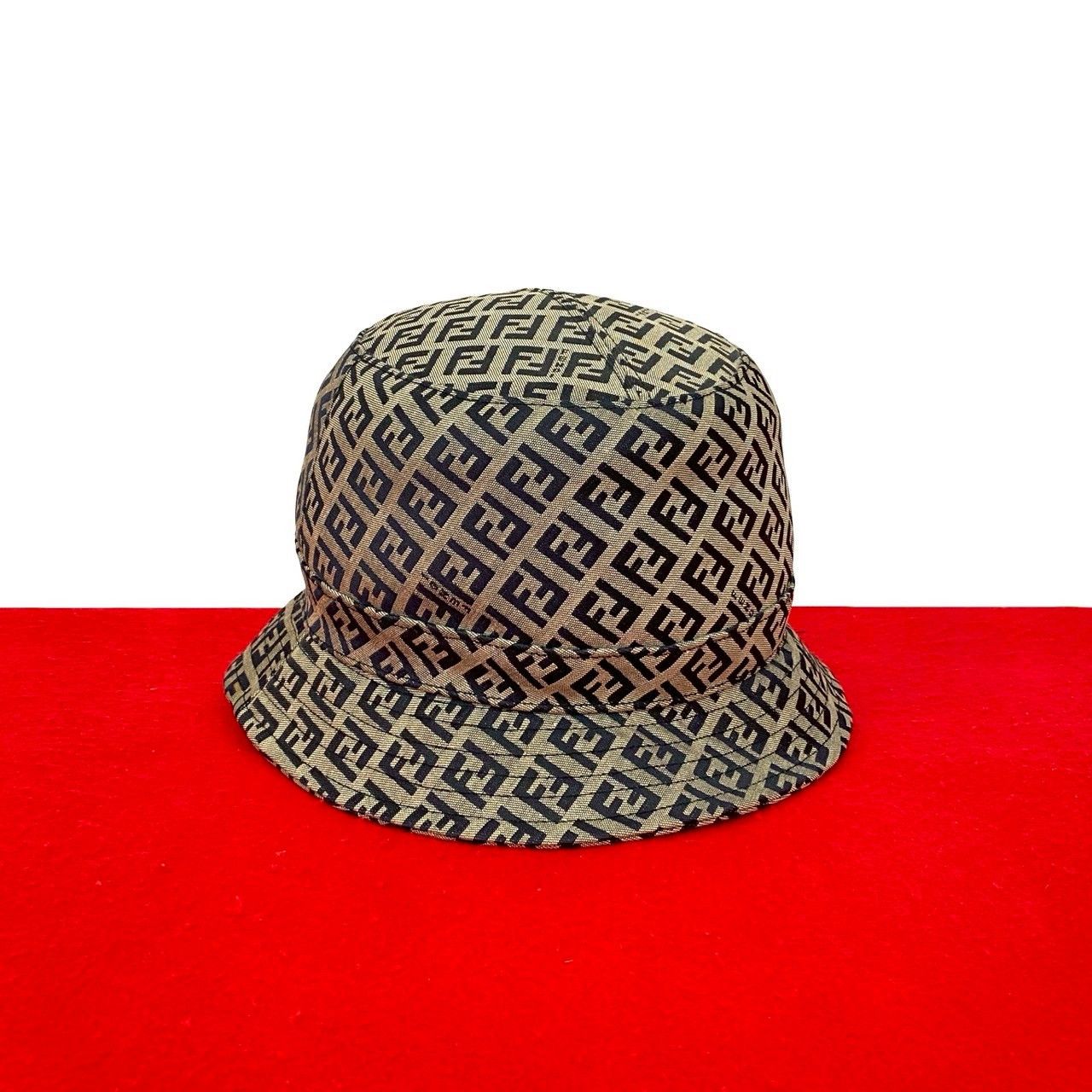Fendi Fendi Fendi Zucchino Cotton Polyester Bucket Hat Textile Hats DUTY FREE for USA Size ONE SIZE - 1 Thumbnail