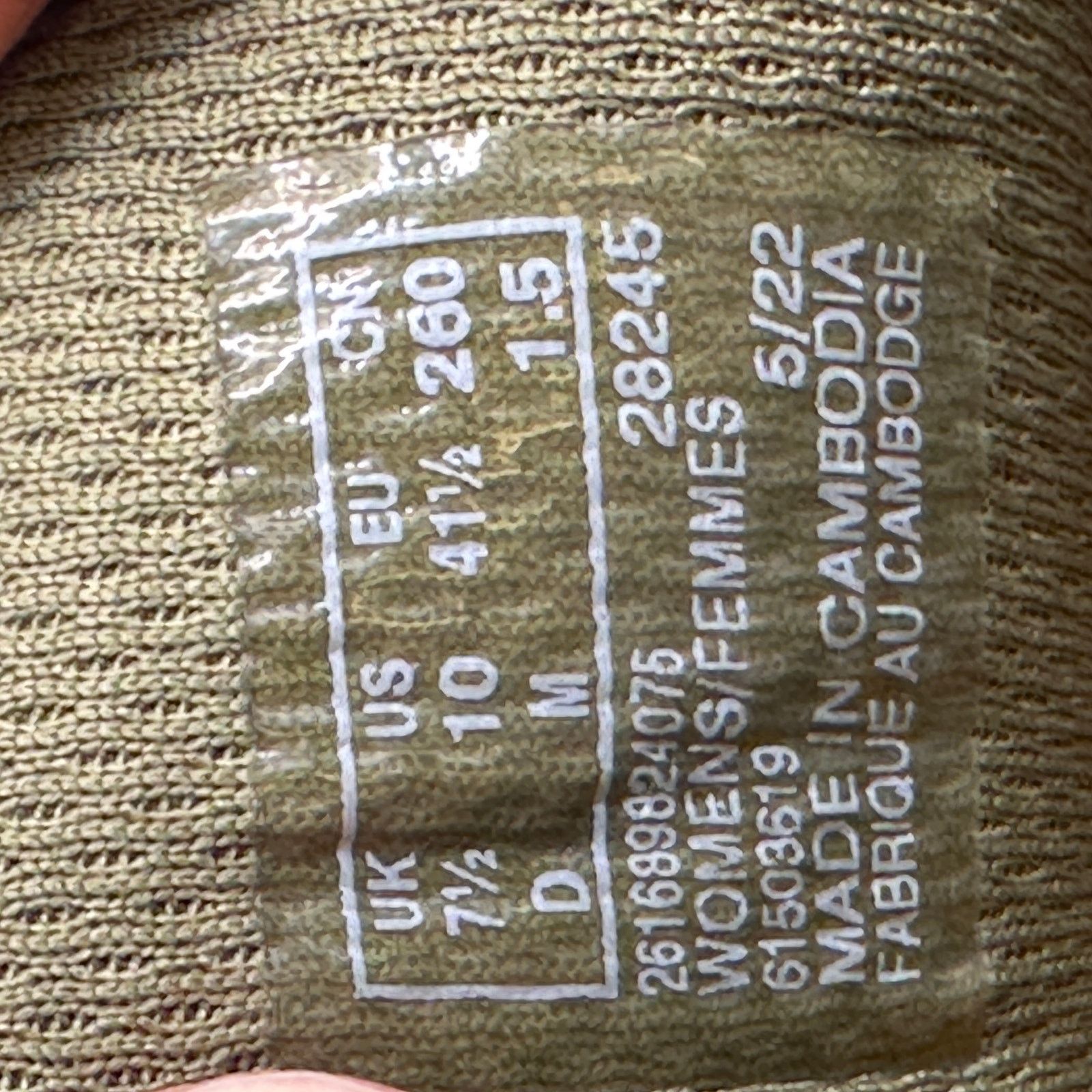 Clarks CLARKS Women's 10 Jaunt Lo Dark Olive Mix Ankle Casual Boot Size US 10 / IT 40 - 6 Thumbnail
