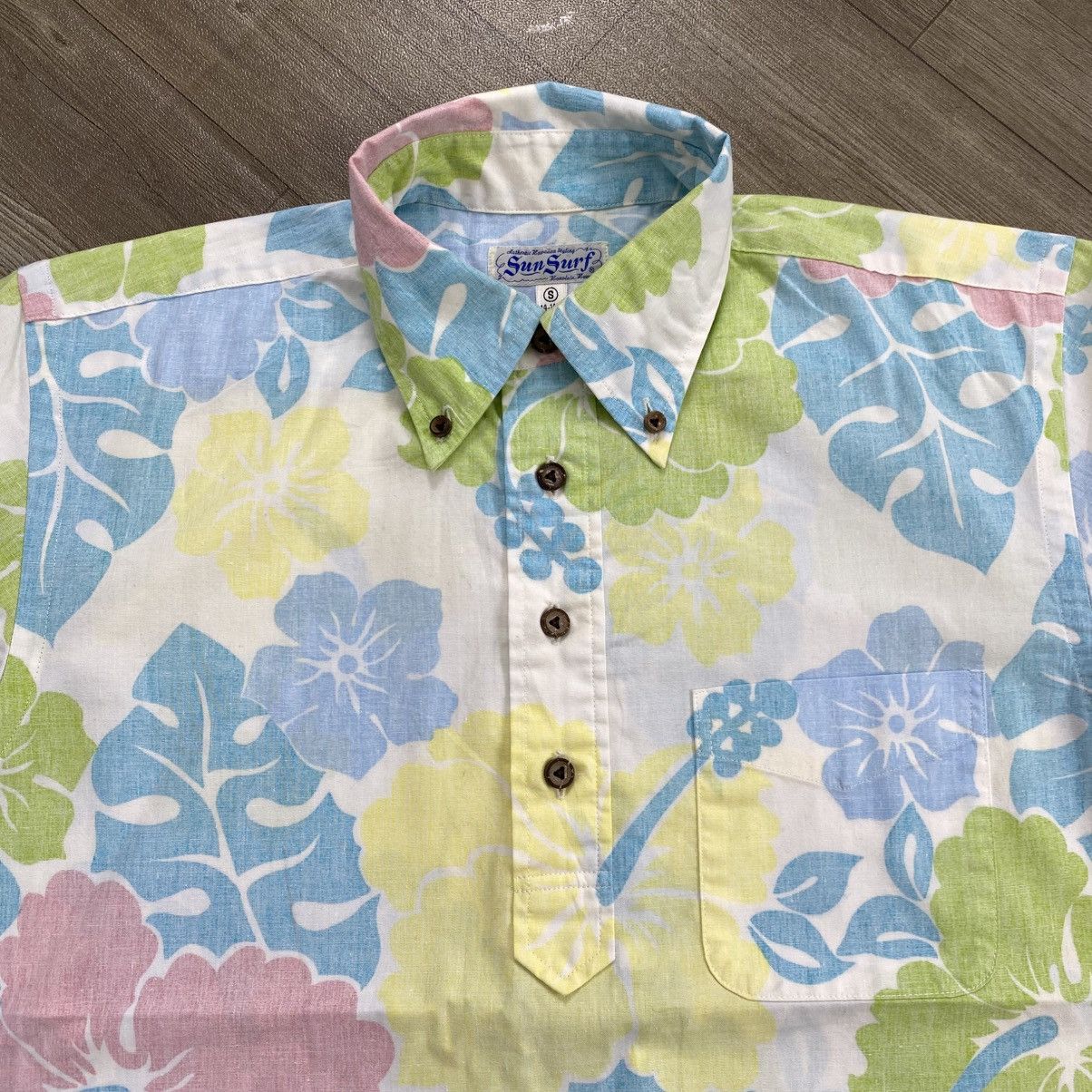 Sun Surf Vintage Sunsurf Floral Toyo Enterprise Hawaiian Catton Shirt Size US S / EU 44-46 / 1 - 3 Thumbnail