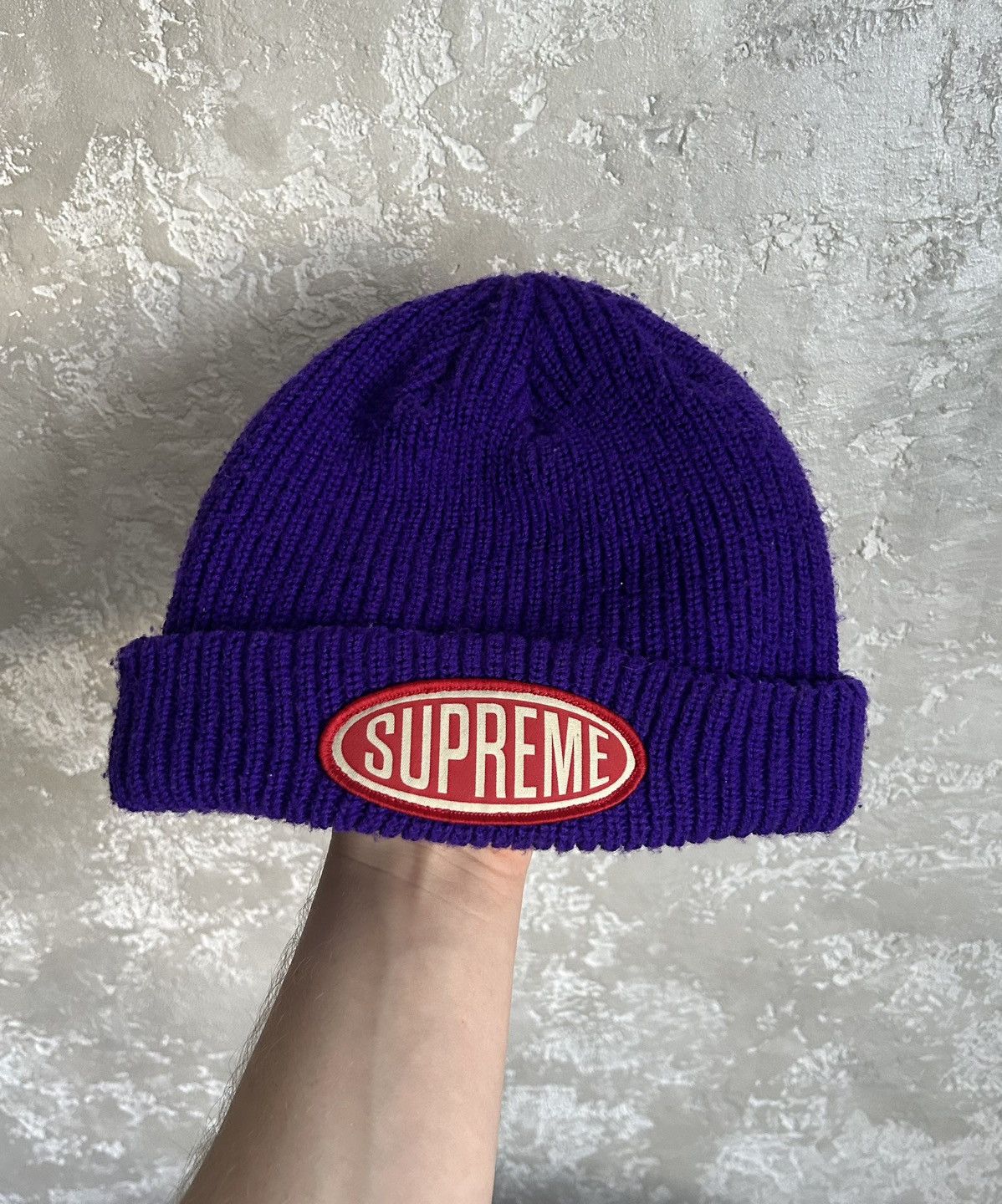 Supreme Supreme oval logo beanie Size ONE SIZE - 2 Thumbnail