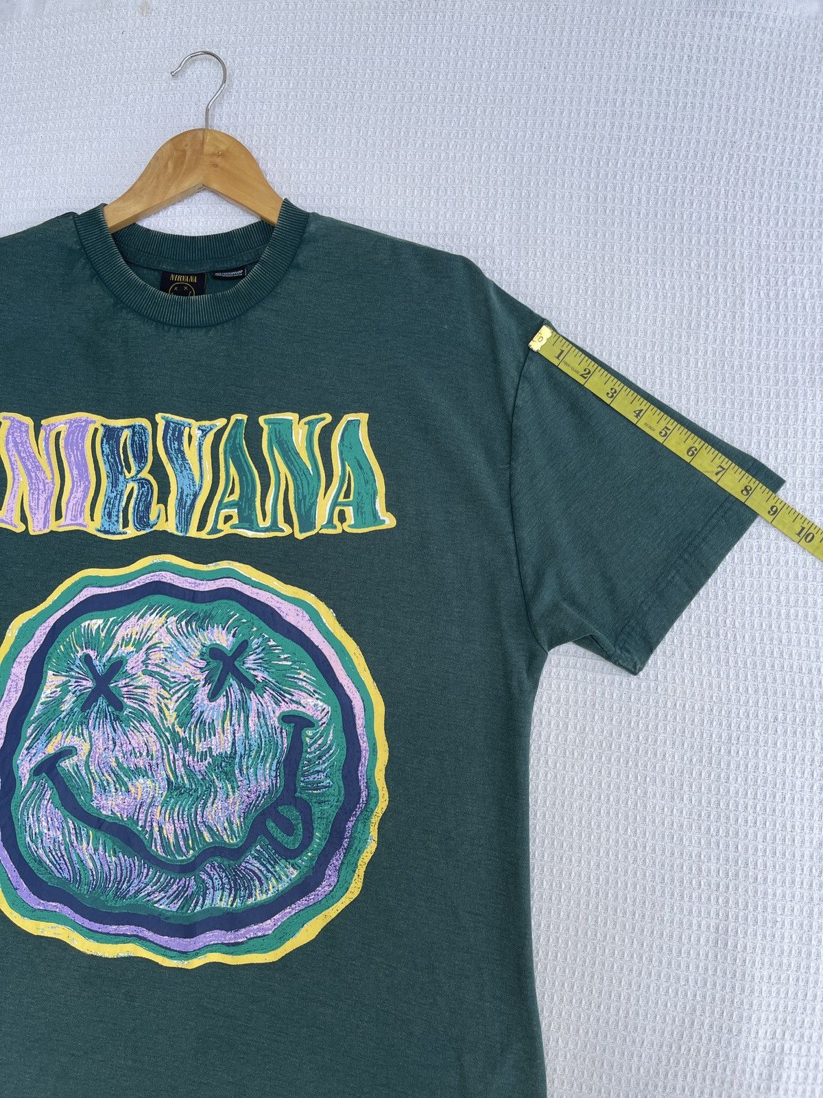 Band Tees × Nirvana × Vintage Last Drop🔥Rare🔥Vintage NIRVANA Band T-Shirt Size US XL / EU 56 / 4 - 12 Thumbnail