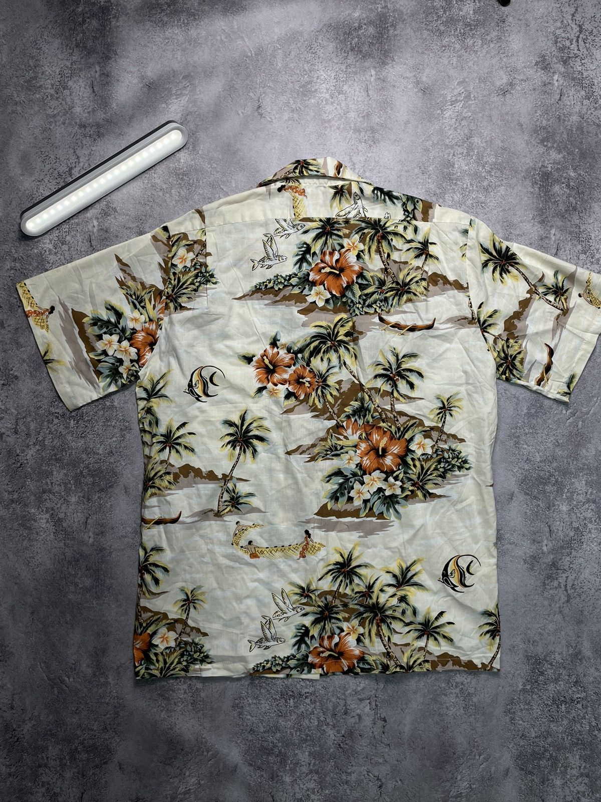 Vintage Archive Vintage Hawaiian Floral Camp Collar M Size US M / EU 48-50 / 2 - 6 Thumbnail