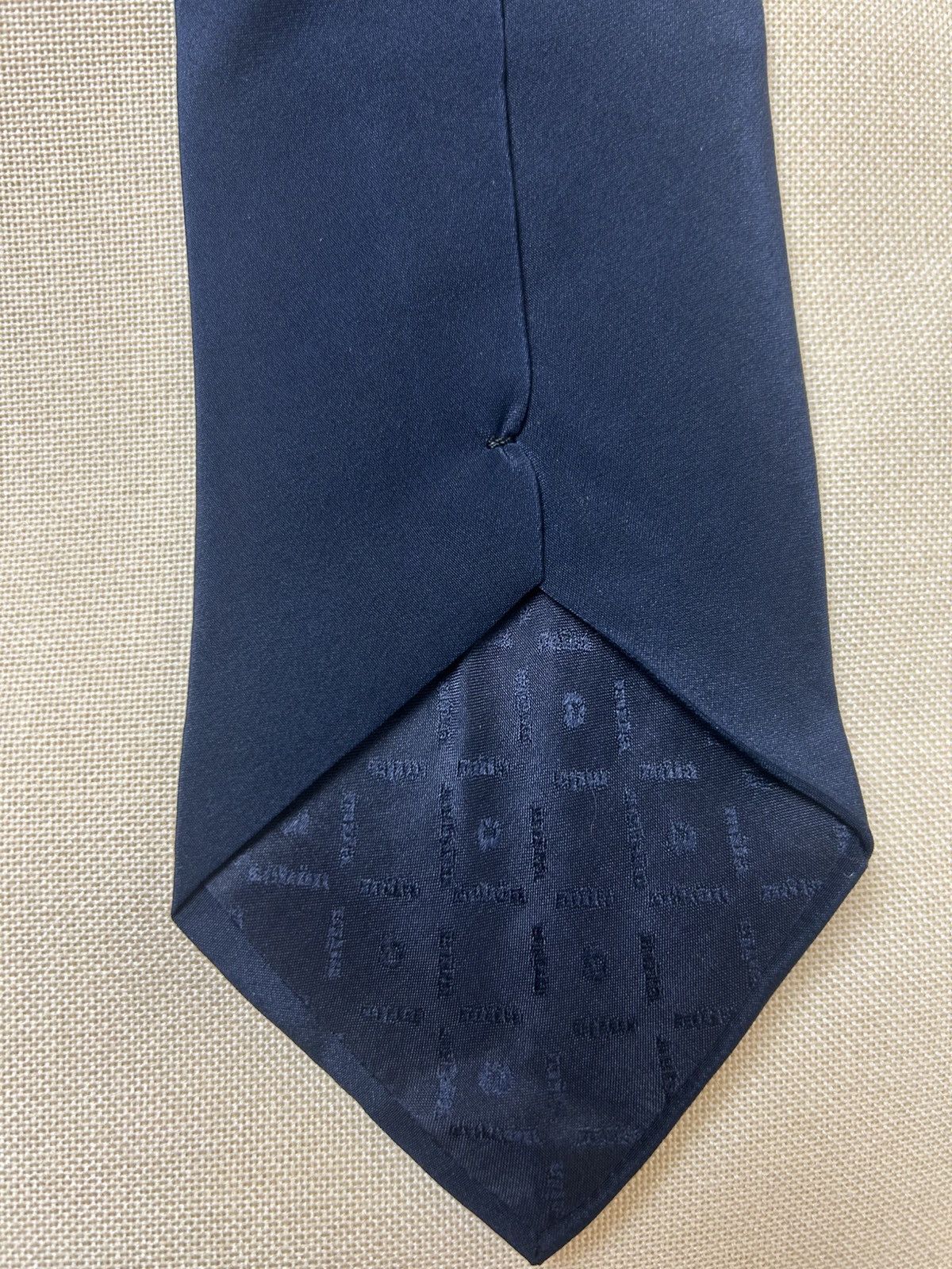 Mila Schon Mila Schon blue navt floral Silk Mens Tie Size ONE SIZE - 6 Thumbnail