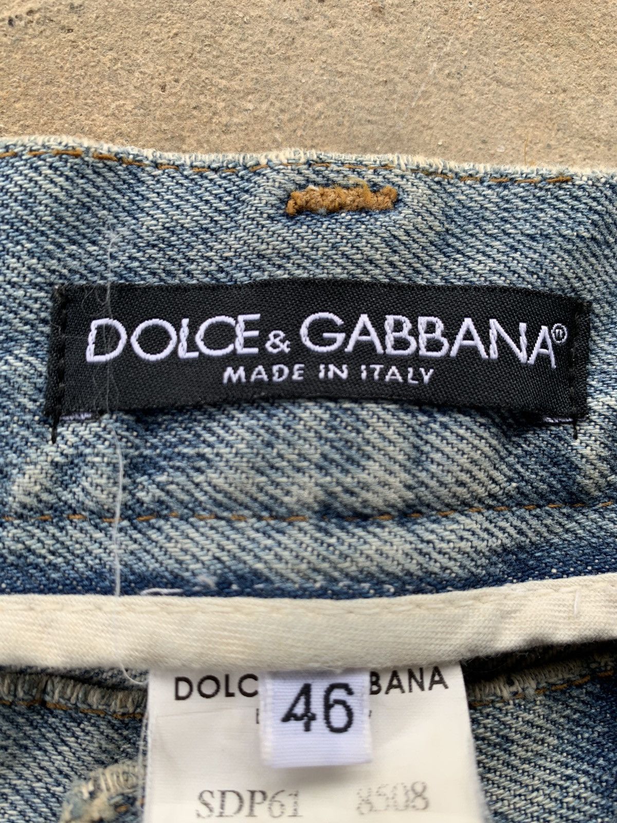 Dolce & Gabbana Distressed Denim