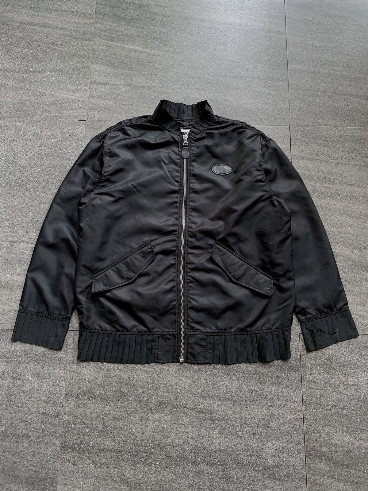 Maison Margiela FREE TAX! MM6 Oversized Pleated Nylon Bomber Jacket Size US M / EU 48-50 / 2 - 2 Thumbnail