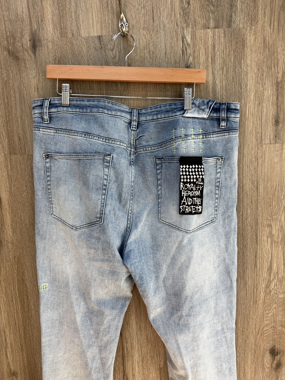 Ksubi Ksubi Blue Denim Jeans Size US 40 / EU 56 - 8 Thumbnail