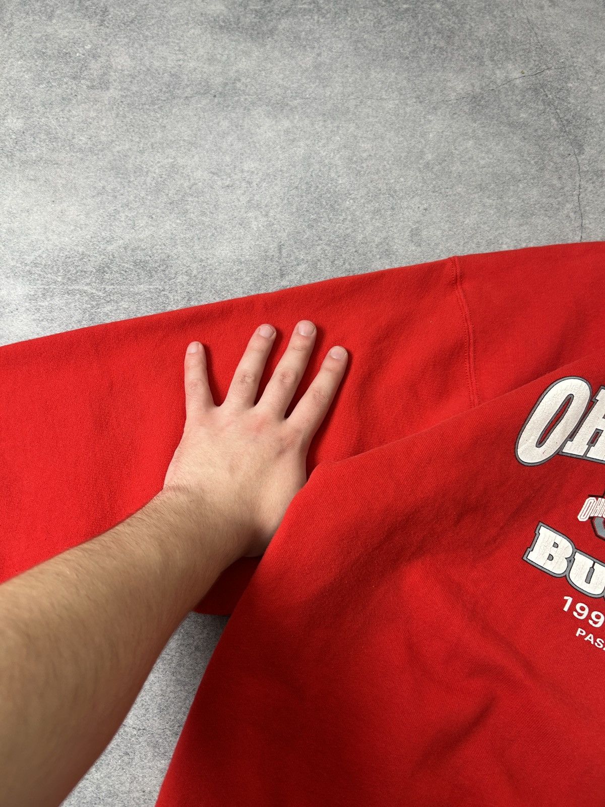 Vintage Vintage Ohio state Buckeyes big logo sweatshirt Size US L / EU 52-54 / 3 - 4 Thumbnail