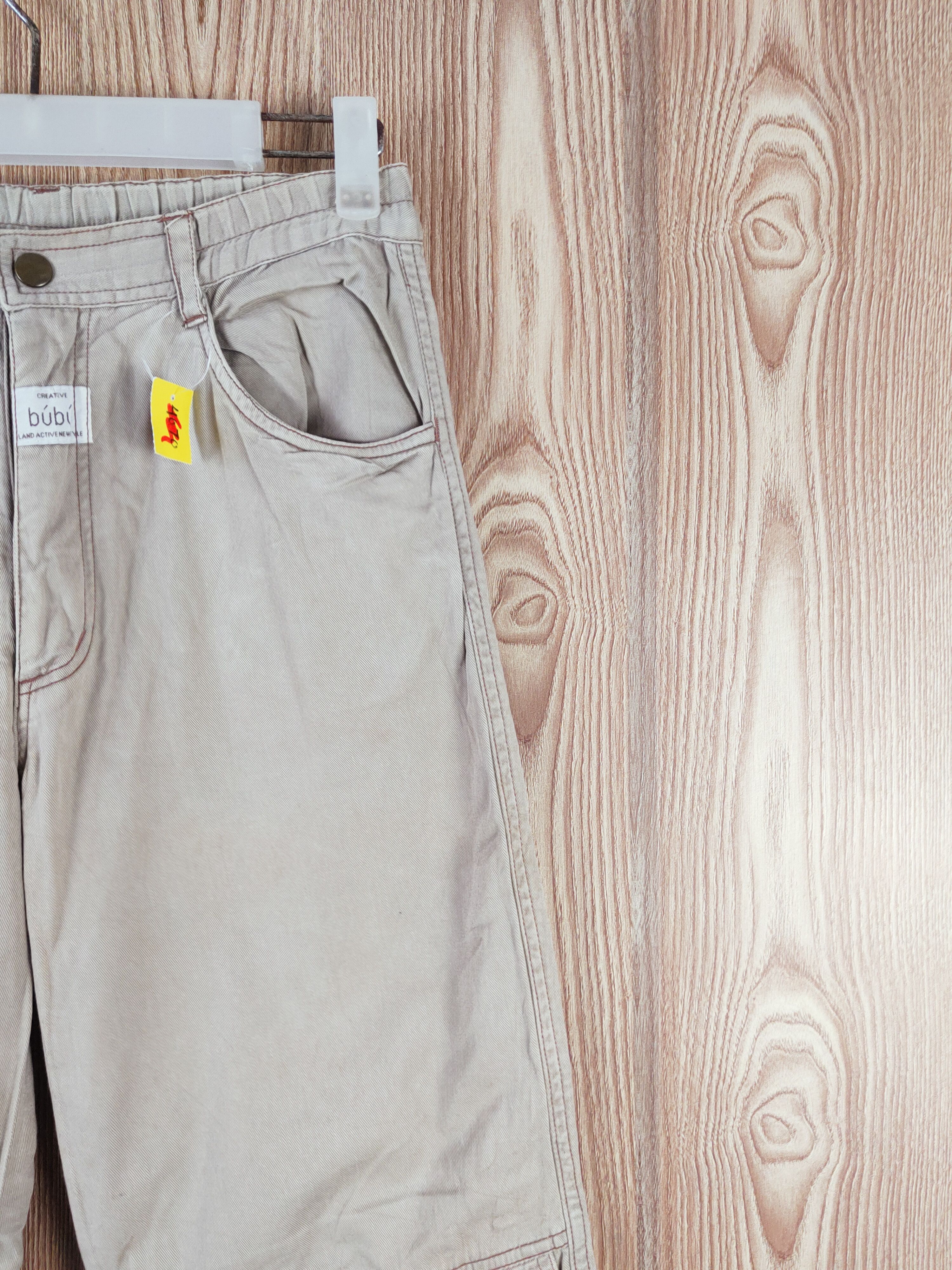 Japanese Brand Body Boad Beige Multipocket Tactical Cargo Pants #W373 Size US 27 - 5 Thumbnail