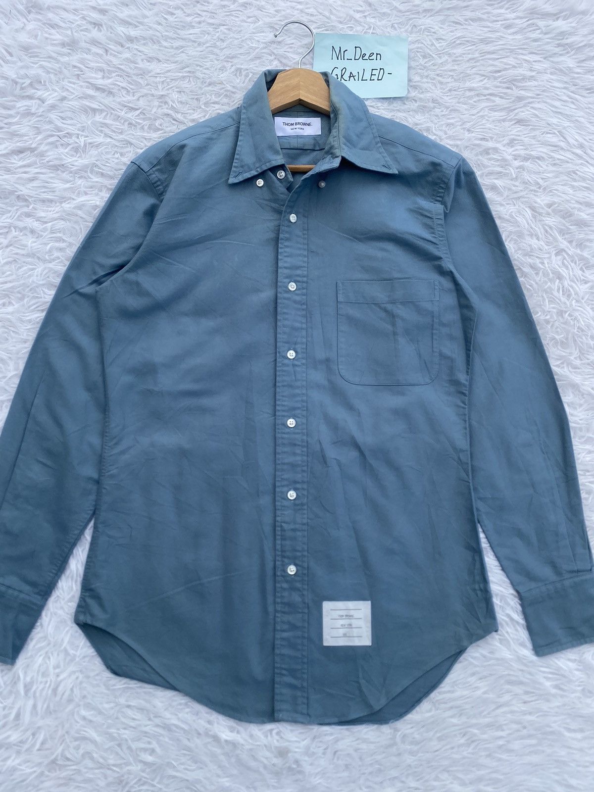 Thom Browne Rare Thom Browne Buttons Up Shirt Size US S / EU 44-46 / 1 - 4 Thumbnail