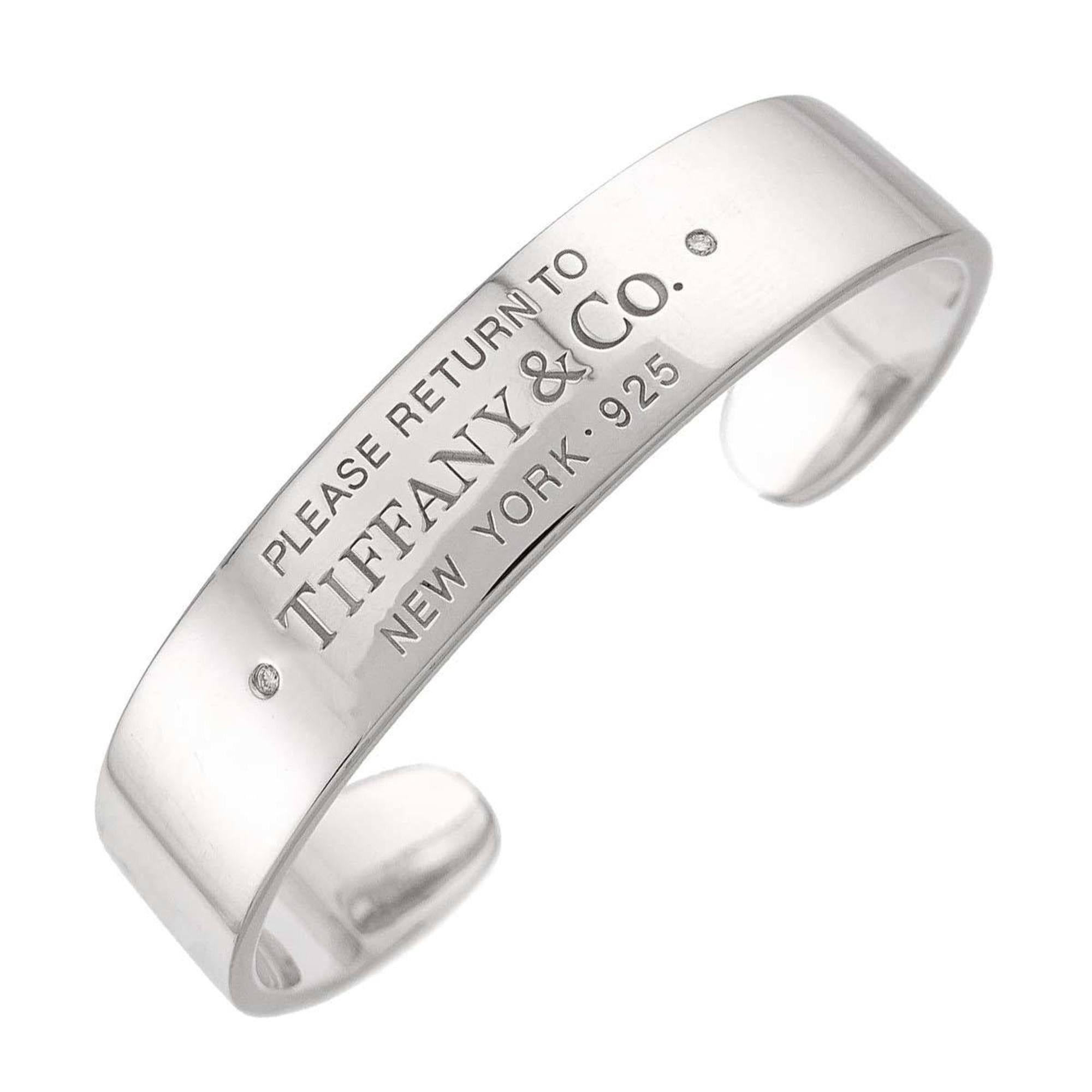 Tiffany & Co. Tiffany Atlas Cuff Bangle Bracelet Silver 925