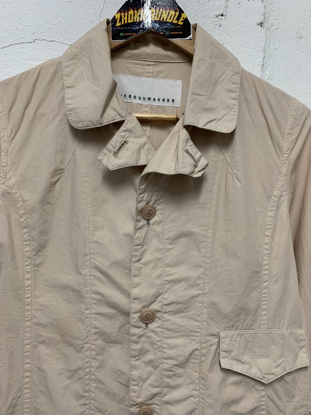 Issey Miyake × Japanese Brand × Sunao Kuwahara Sunao Kuwahara women cotton mid long light jacket Size M / US 6-8 / IT 42-44 - 3 Thumbnail