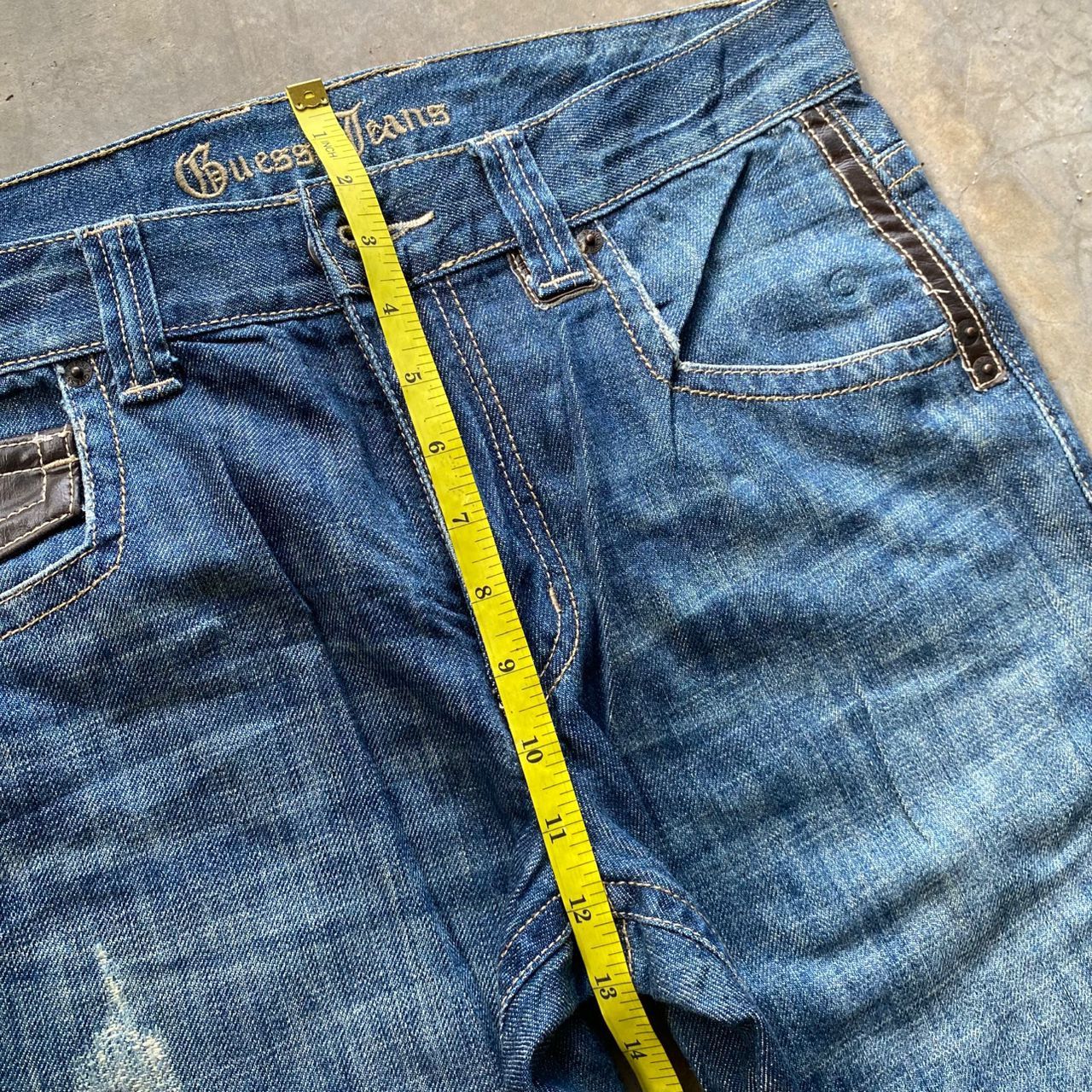 Guess 💥Flare💥Vintage Guess Jeans Denim Size US 33 - 8 Thumbnail