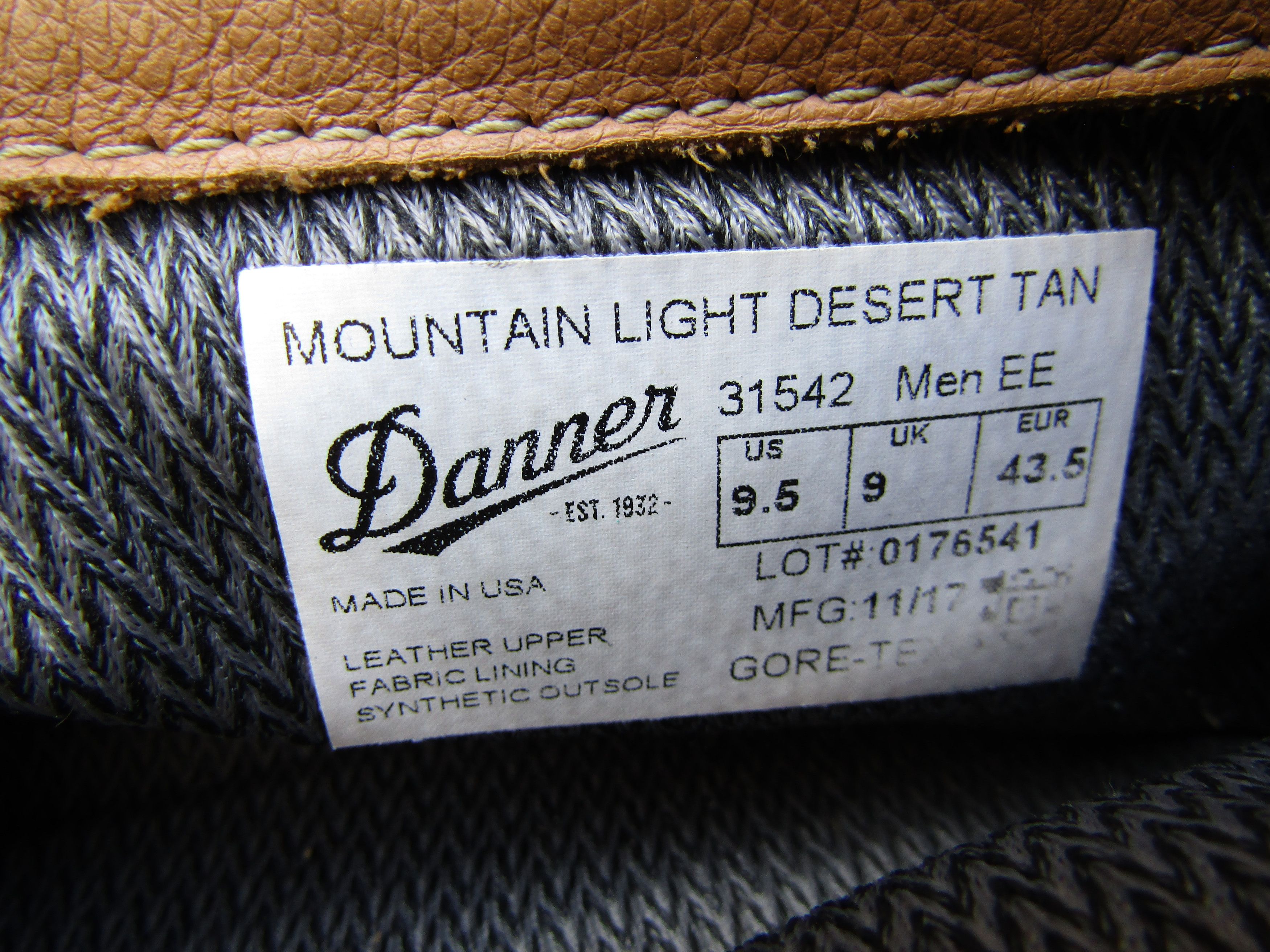 Danner Danner Mountain Desert Light Overton GoreTex Mens Size US 9.5 / EU 42-43 - 6 Thumbnail
