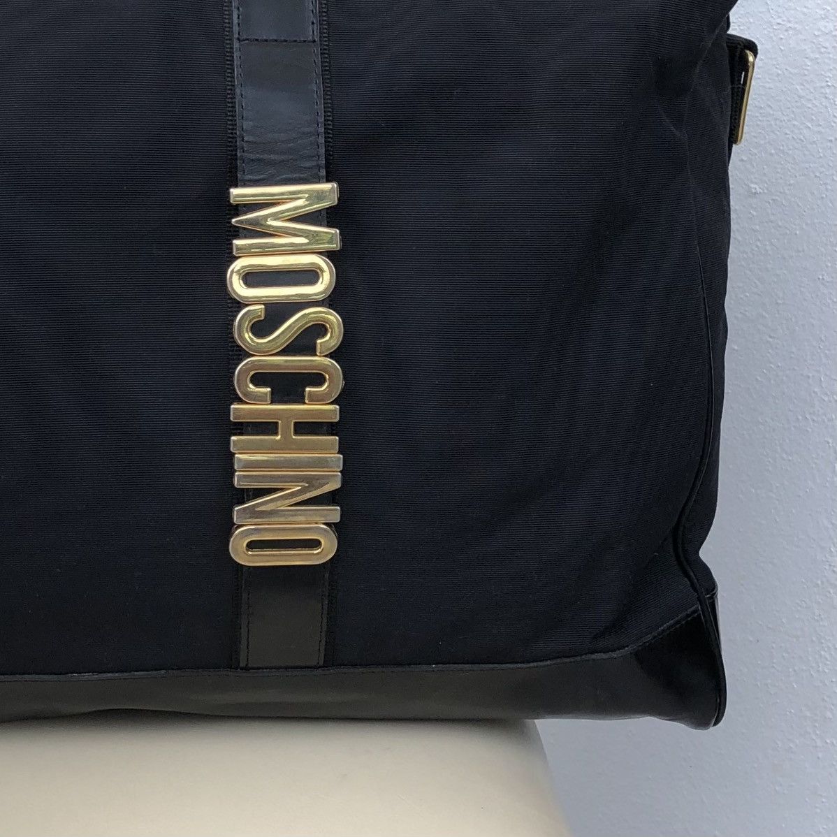 Moschino Authentic MOSCHINO Vintage Black Travel Bag Size ONE SIZE - 3 Thumbnail