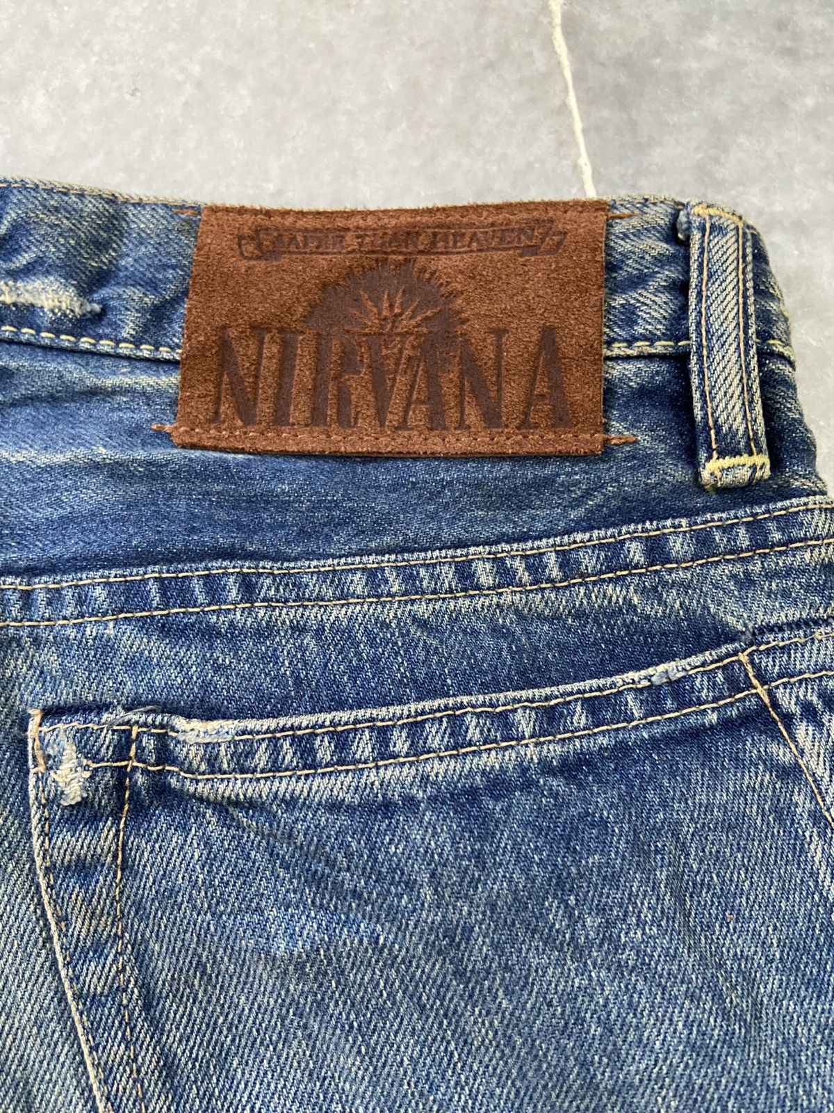 Hysteric Glamour Hysteric Glamour x Nirvana Y2K Studded Denim Jeans Size US 28 / EU 44 - 10 Thumbnail
