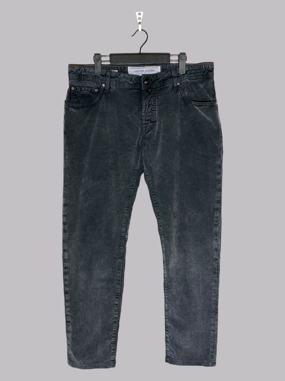 Jacob Cohen Jacob Cohen 622 Style Italian Designer Pants Like Velour Size US 35 - 2 Thumbnail