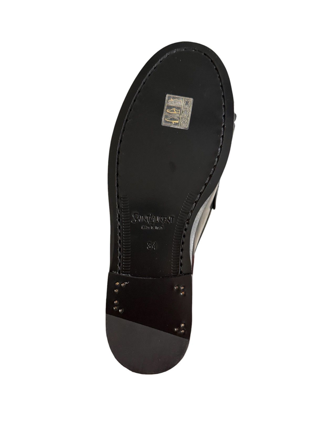Saint Laurent Paris Saint Laurent YSL Smooth leather loafers Size US 4 / IT 34 - 8 Thumbnail