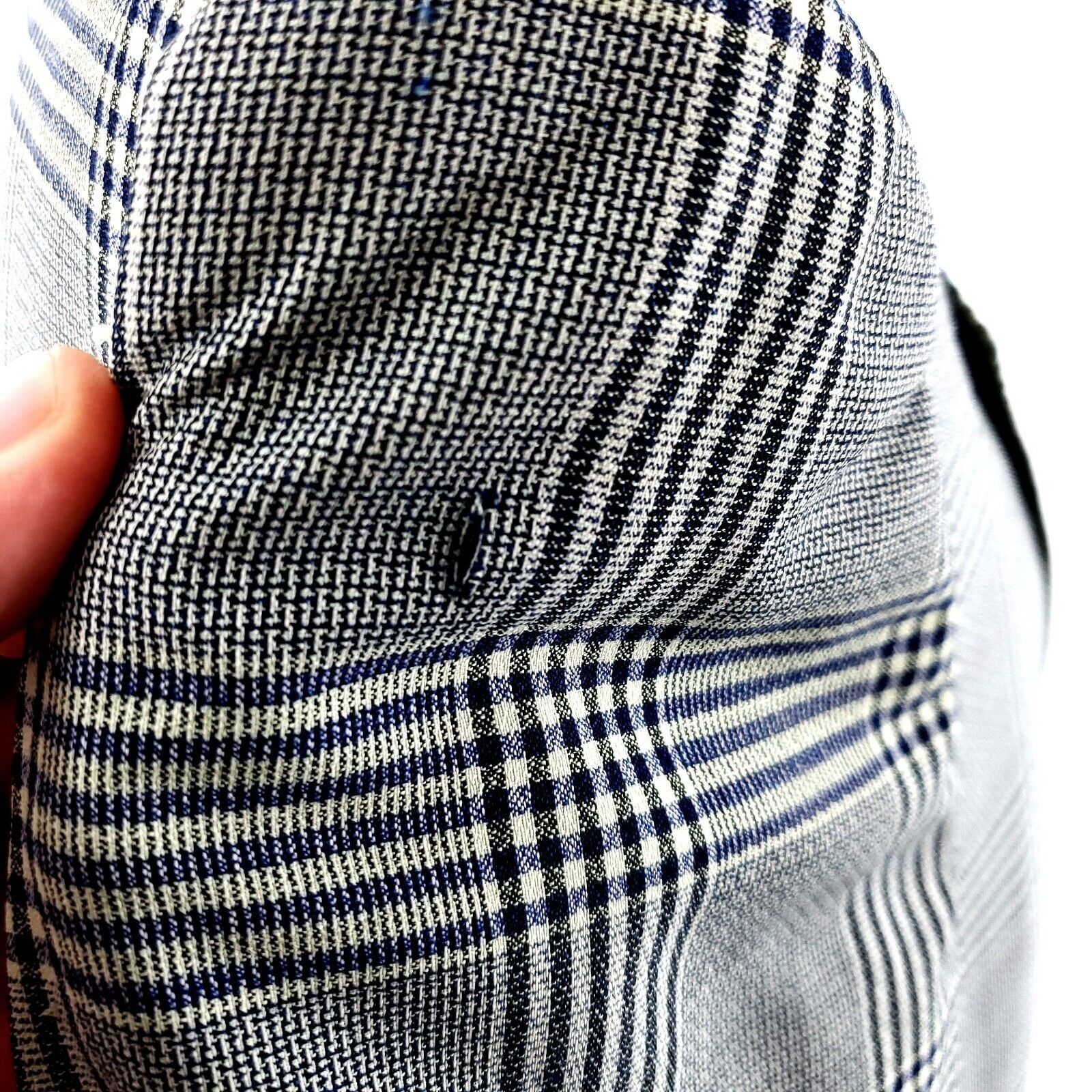 Ermenegildo Zegna DAMAGED Ermenegildo Zegna High Performance Wool 2 Button Bla Size 42L - 7 Thumbnail