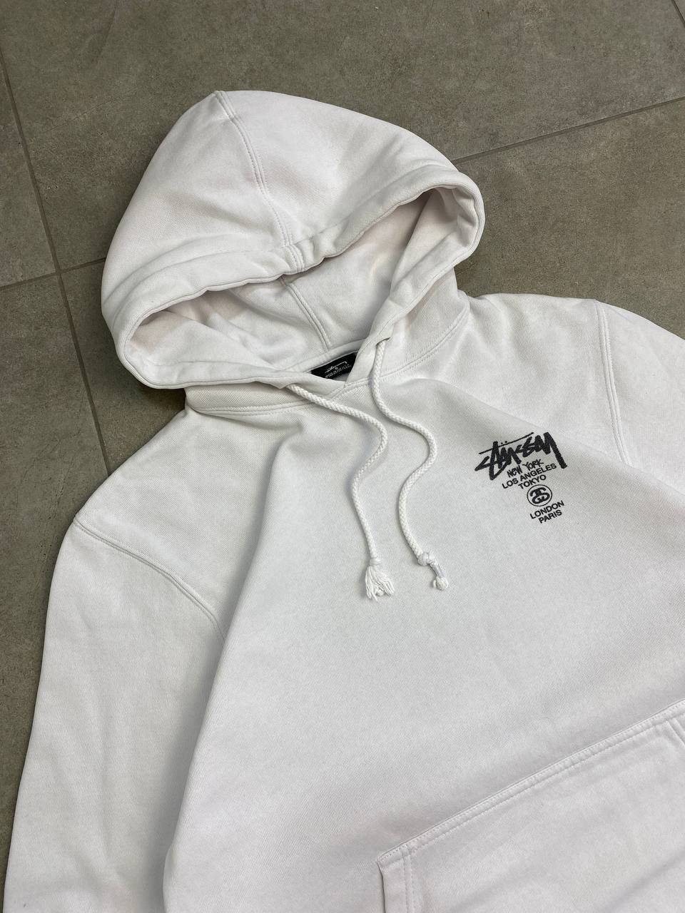 Stussy Vintage Stussy World Tour Big Logo Oversized Hoodie Size US S / EU 44-46 / 1 - 7 Thumbnail