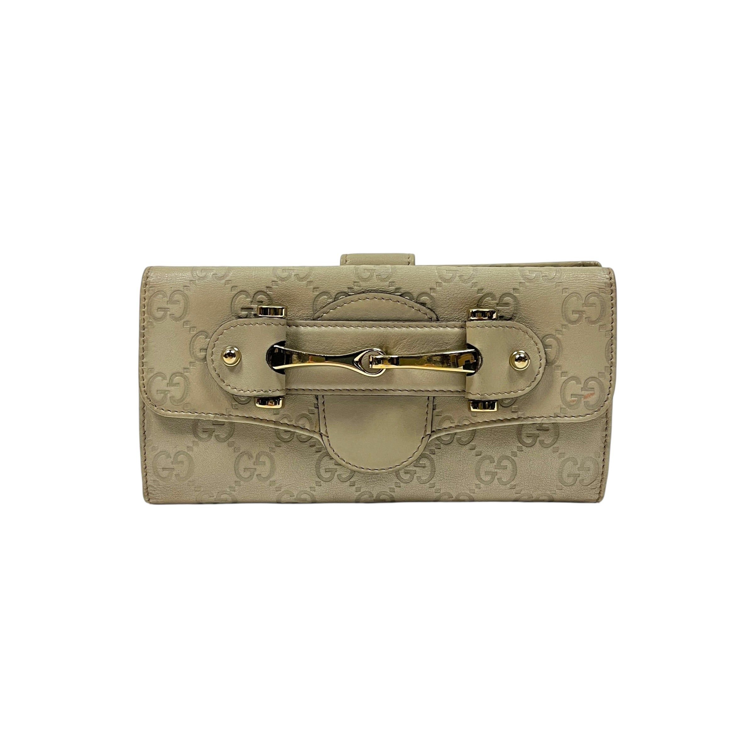 Gucci Gucci Guccissima Continental Horsebit Wallet - O/S Size ONE SIZE - 1 Thumbnail