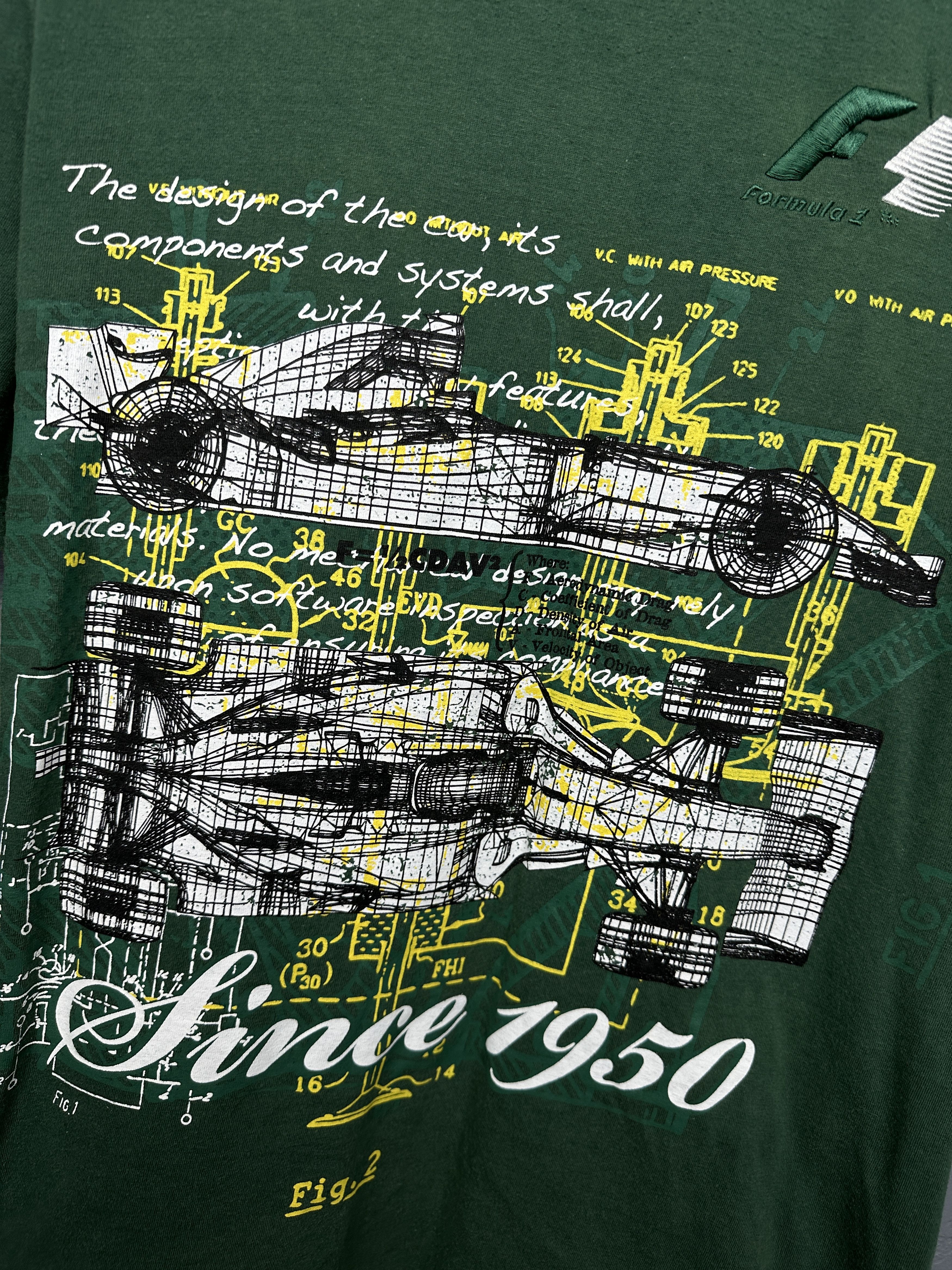 Formula 1 Formula 1 Vintage Mens T-Shirt Size US L / EU 52-54 / 3 - 3 Thumbnail
