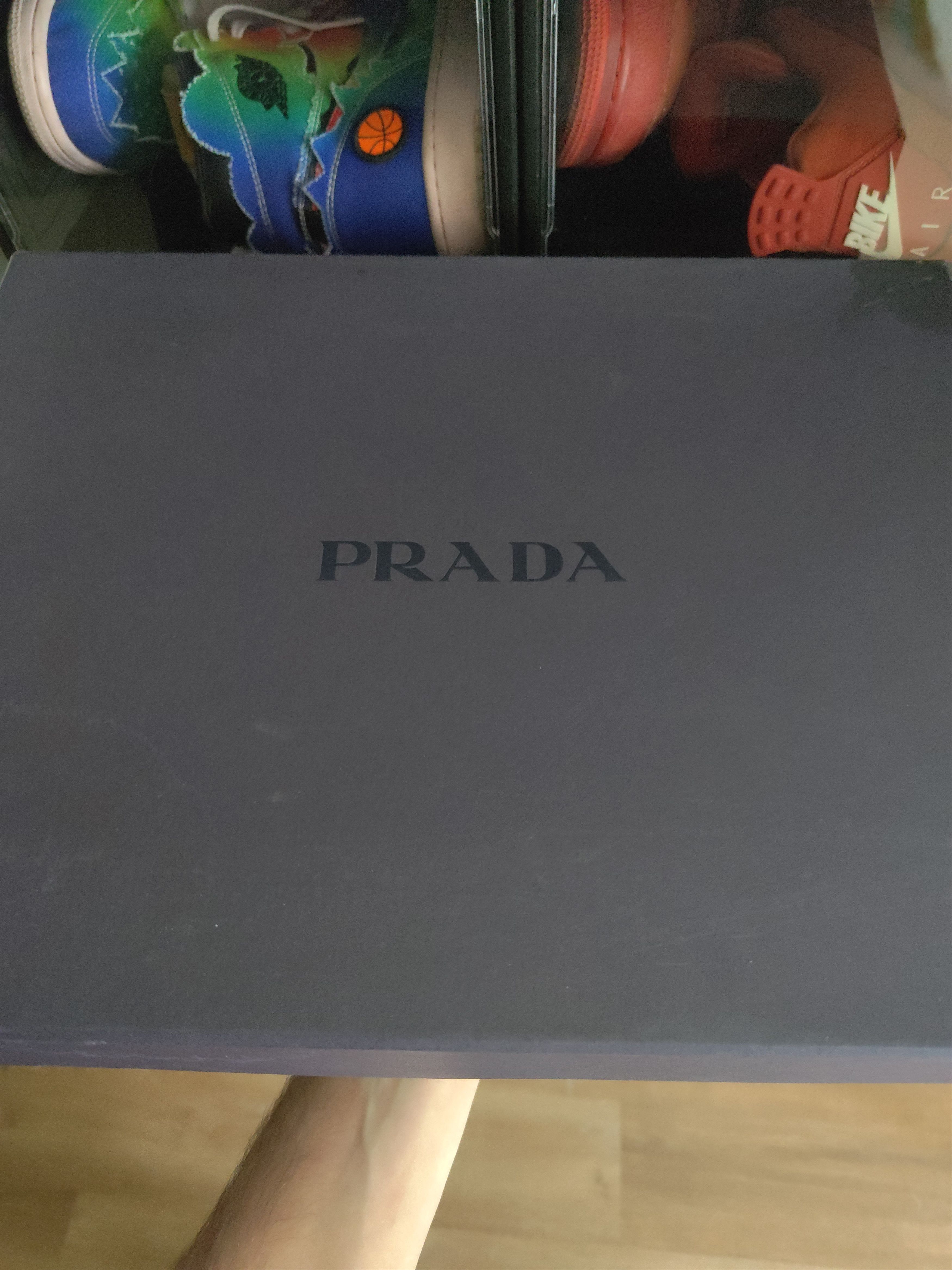Prada Prada Black Canvas Sneakers Size US 7 / EU 40 - 8 Thumbnail