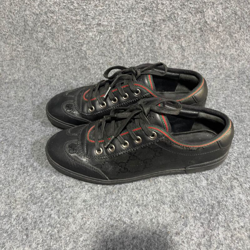 Gucci Gucci Black Casual Sneakers for Women Size US 5.5 / EU 38 - 1 Thumbnail