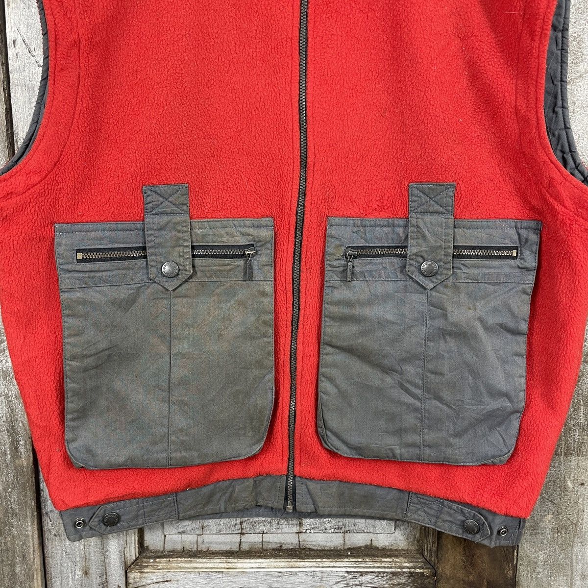 Descente × Japanese Brand × Vintage Produced By Descente Fleece Multiple Pockets Size US M / EU 48-50 / 2 - 3 Thumbnail