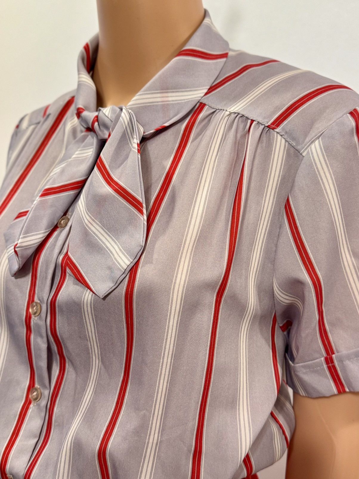 Vintage Fun Striped Breezy Dress Size XL / US 12-14 / IT 48-50 - 3 Thumbnail