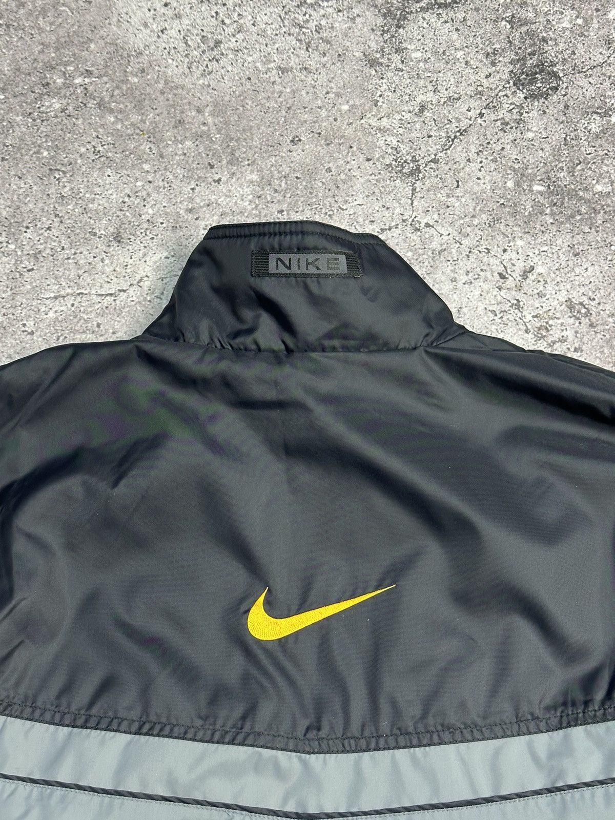 Nike × Vintage VINTAGE NIKE Y2K NYLON JACKET WINDBREAKER 90s DRILL Size US L / EU 52-54 / 3 - 10 Thumbnail