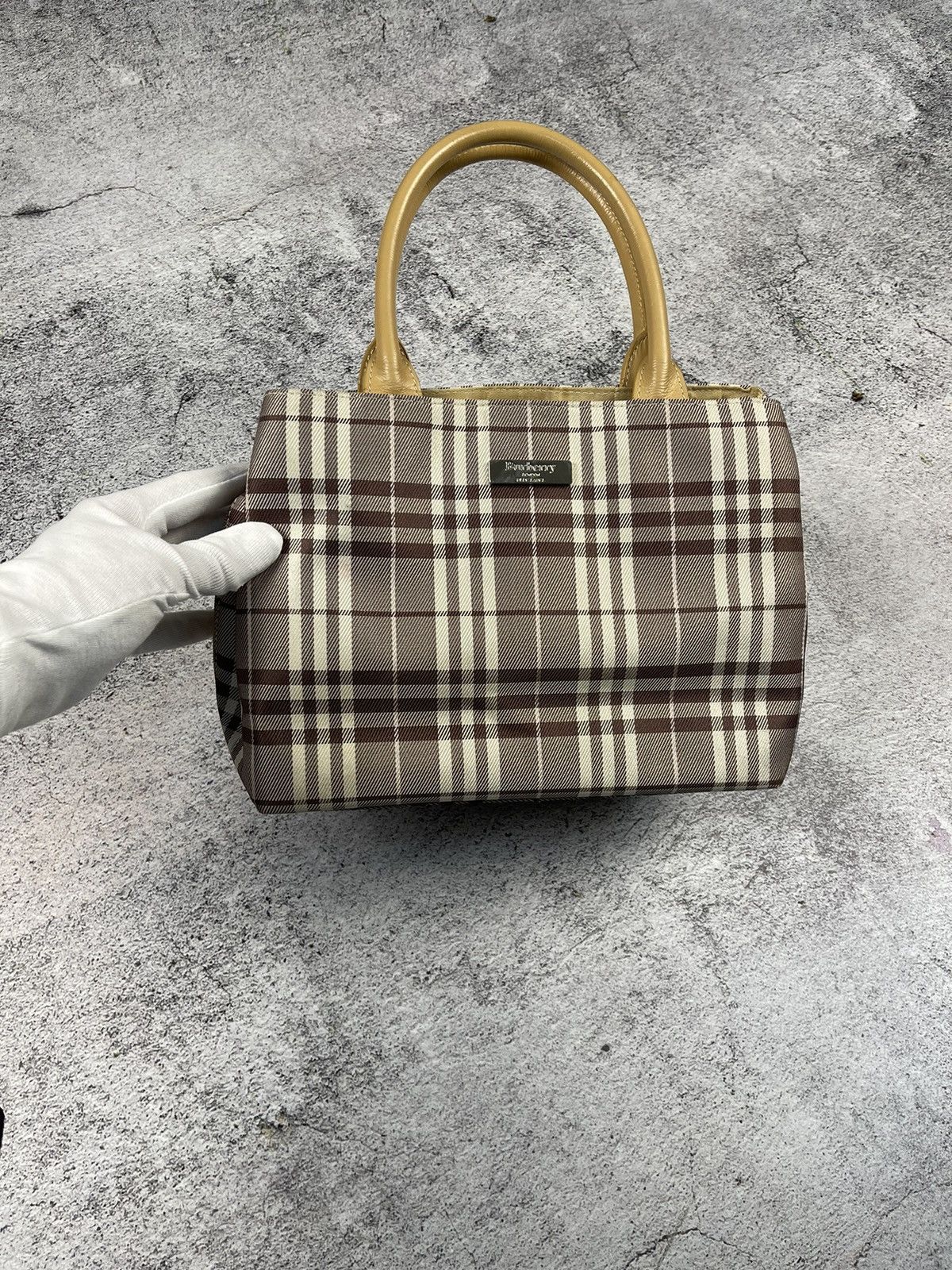 Bag × Burberry × Luxury Burberry London Blue Label Novacheck Rare Shoulder  Bag | Grailed