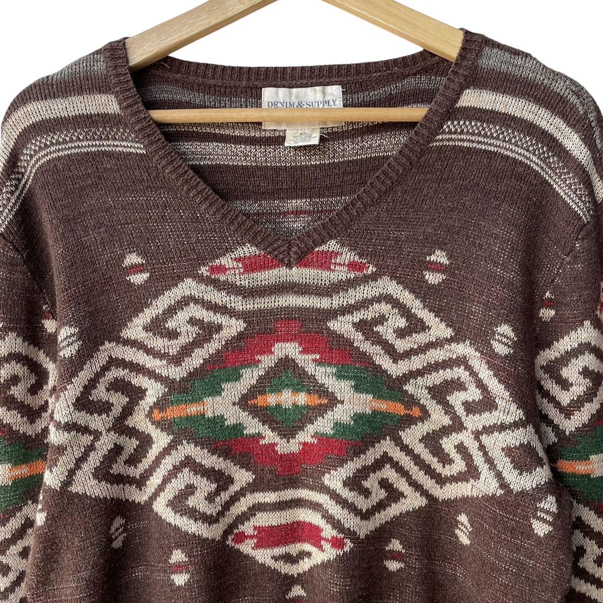 Denim & Supply Ralph Lauren Ralph Lauren RL Denim & Supply Aztec Native Jumper Size US M / EU 48-50 / 2 - 3 Thumbnail