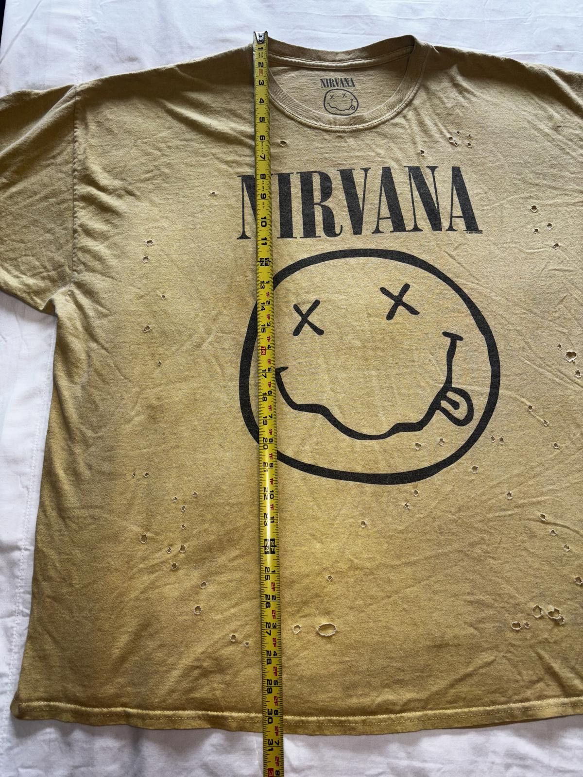 Nirvana Vintage Nirvana Smiley Face Graphic Tshirt Size US M / EU 48-50 / 2 - 6 Thumbnail