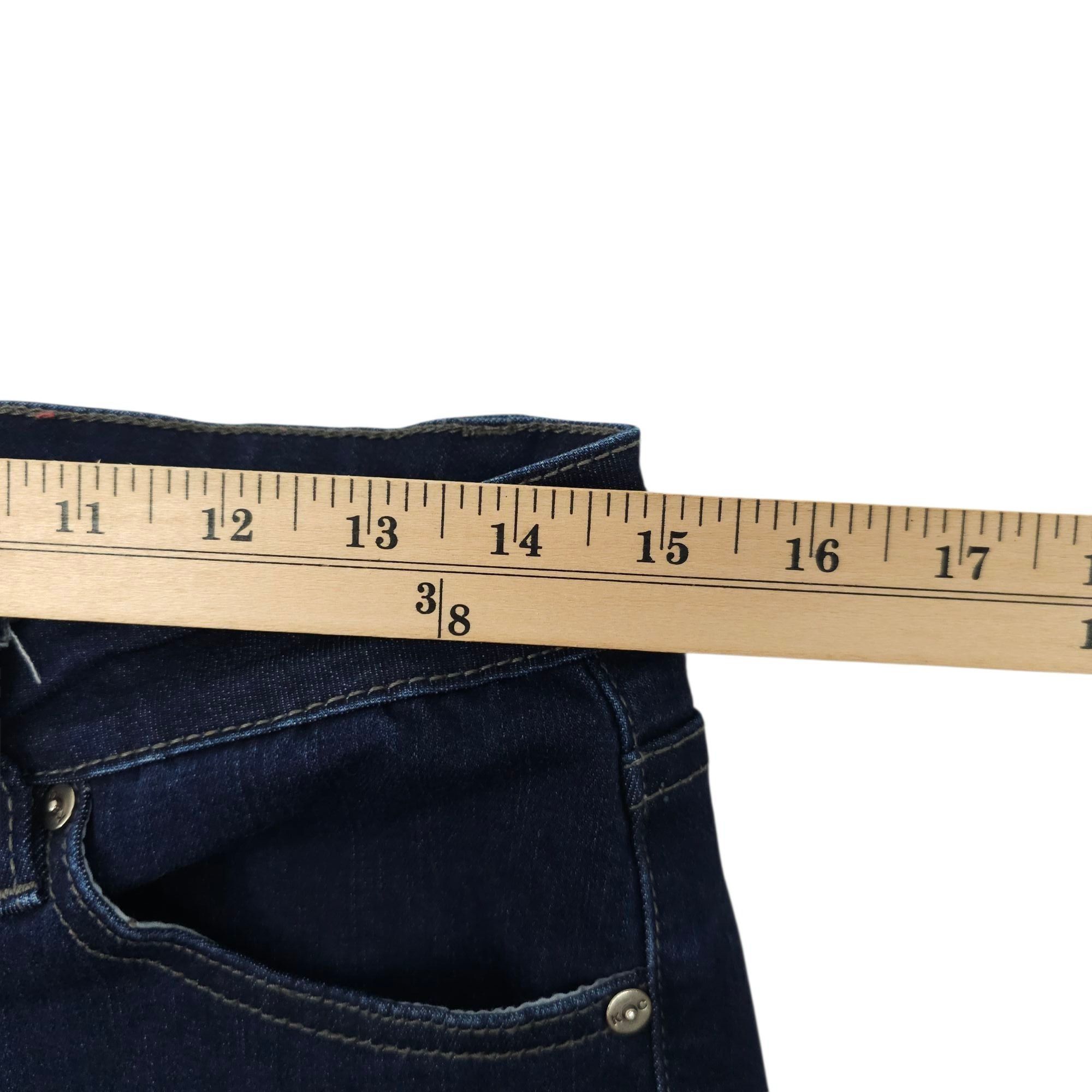 Kancan USA KanCan Mid Rise Crop Skinny Jeans Womens 9/28 Dark Wash Zipp Size 30" / US 8 / IT 44 - 14 Thumbnail