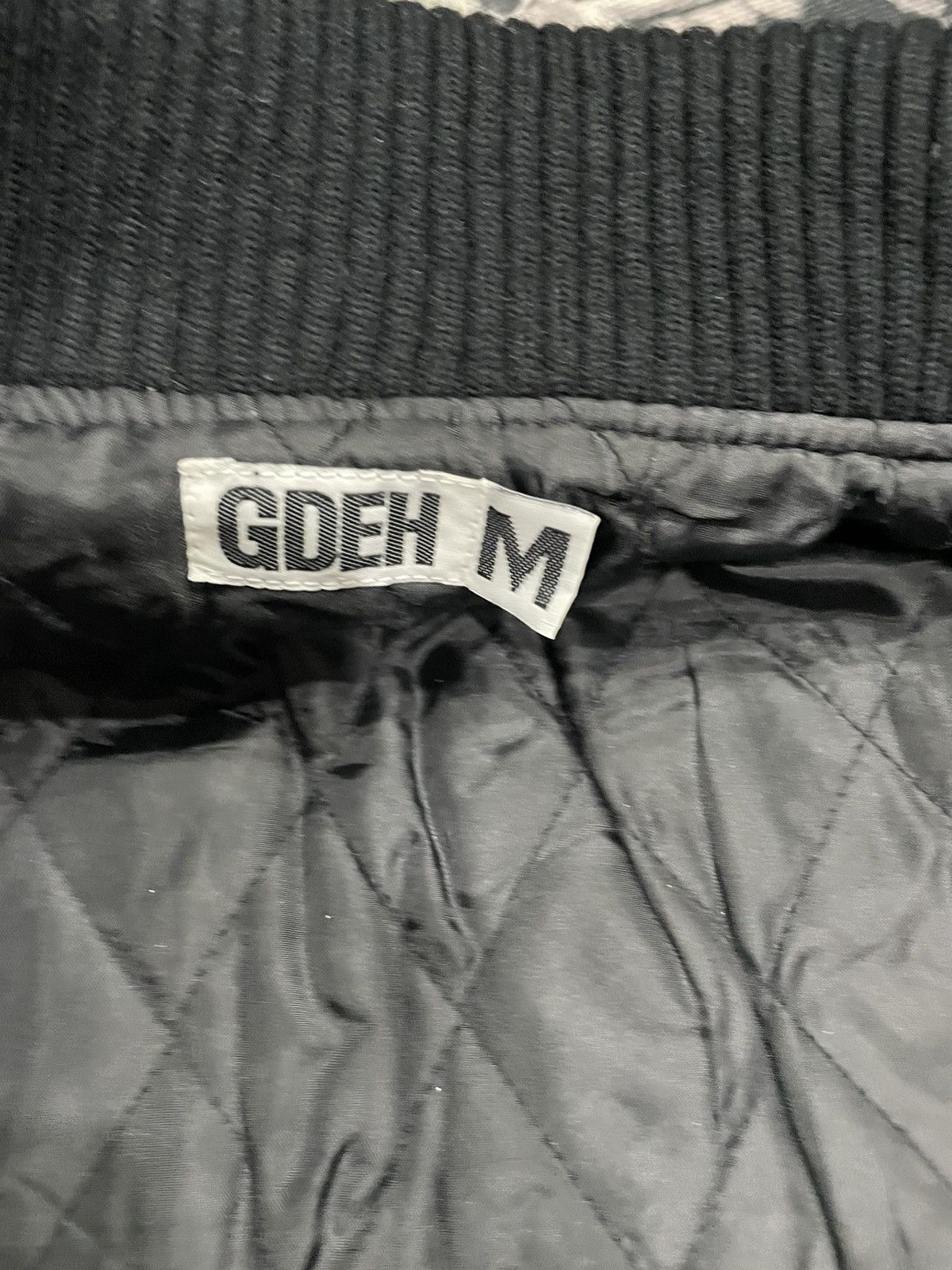 GOODENOUGH Archival Goodenough Varsity Jacket GDEH Leather Jacket Size US XL / EU 56 / 4 - 4 Thumbnail