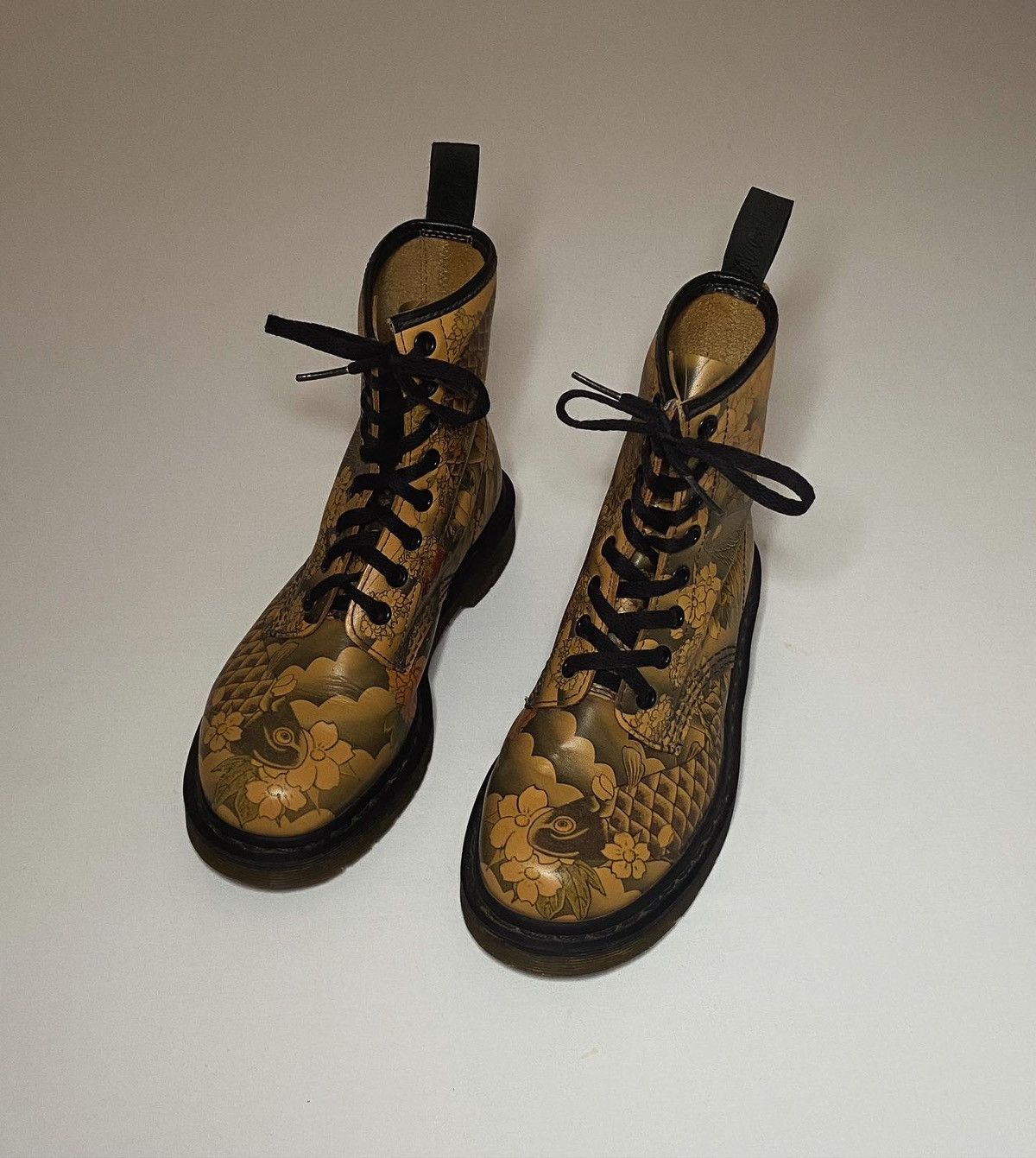 Dr. Martens Dr Martens x Evisu Wagara Tattoo Sleeve 1460 Boots Grailed