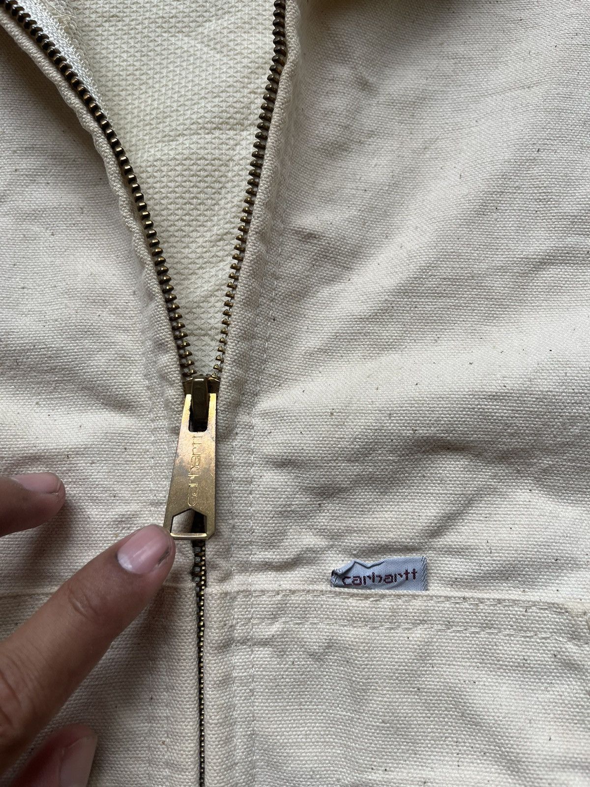 Carhartt Vintage Carhartt zipper hoodie Size US L / EU 52-54 / 3 - 3 Thumbnail