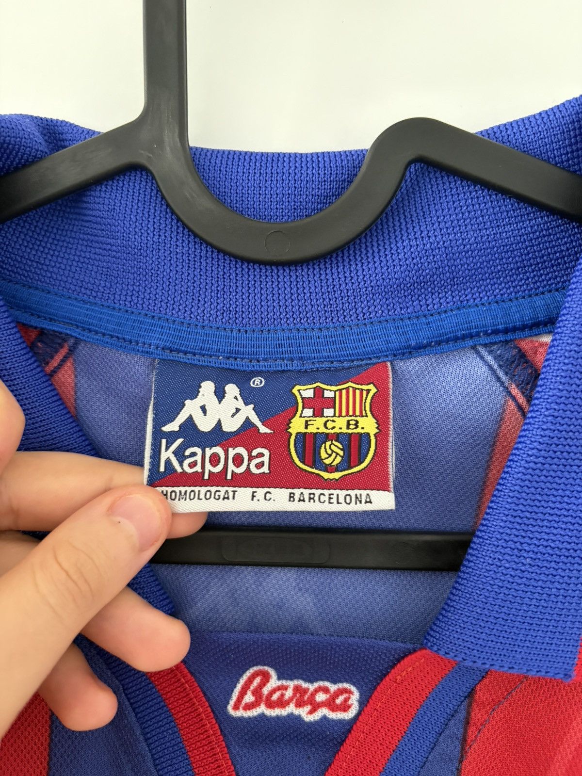Barcelona kappa 1995-1997 domowa vintage — zdjęcie 4