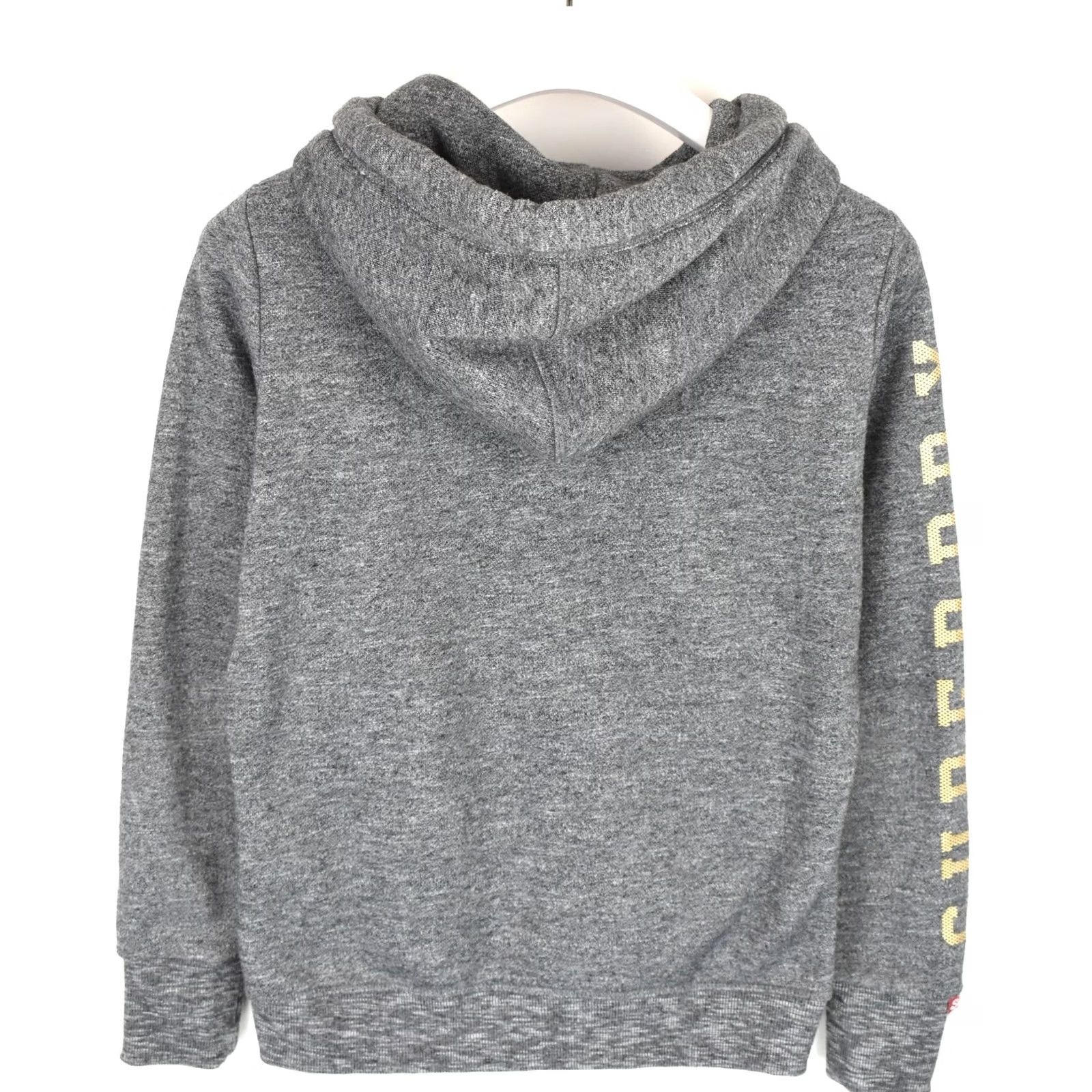 Superdry Superdry Track&Field Hoodie Women UK 12 Patterned Grey Full Zip Shirt Boys Mens Girls Size XL / US 12-14 / IT 48-50 - 2 Thumbnail