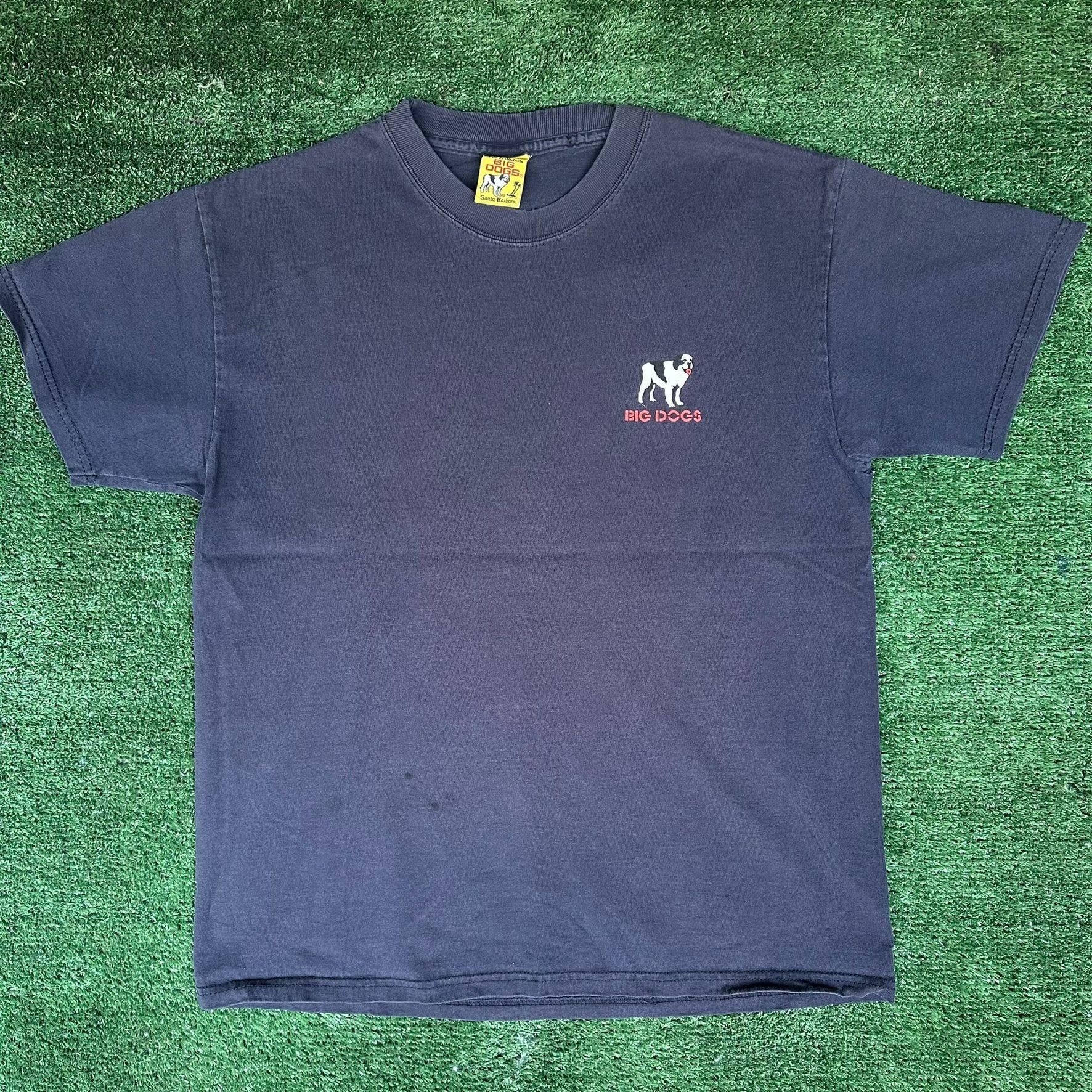 Vintage Vintage Y2K Big Dogs I Call the Shots T-Shirt Navy M Dadcore Size US M / EU 48-50 / 2 - 4 Thumbnail