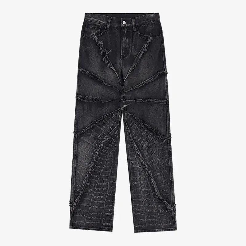Jean Opium Stacked Embroidered Denim Jeans Size US 30 / EU 46 - 6 Thumbnail